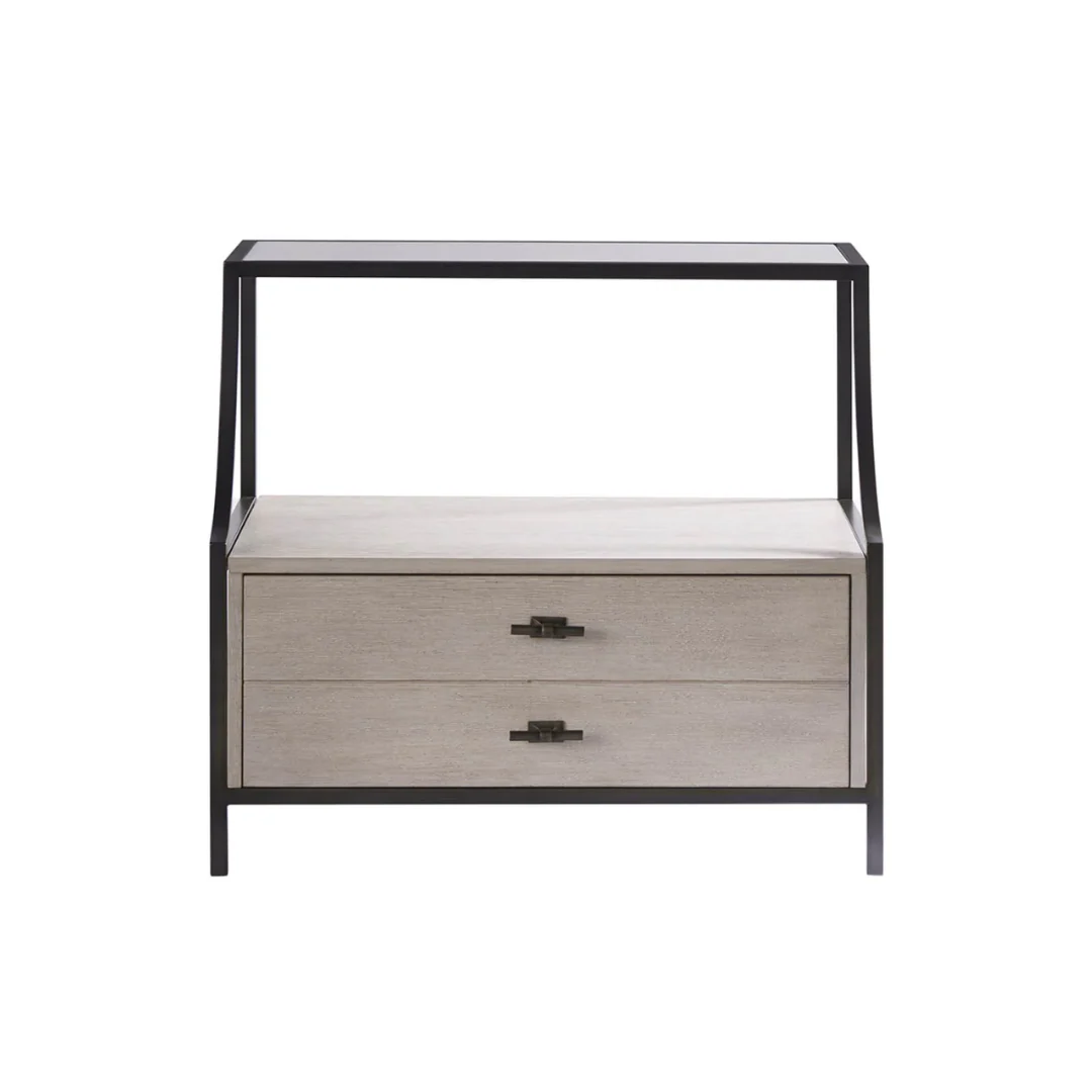 Vivian Stone Top Nightstand - Image 1