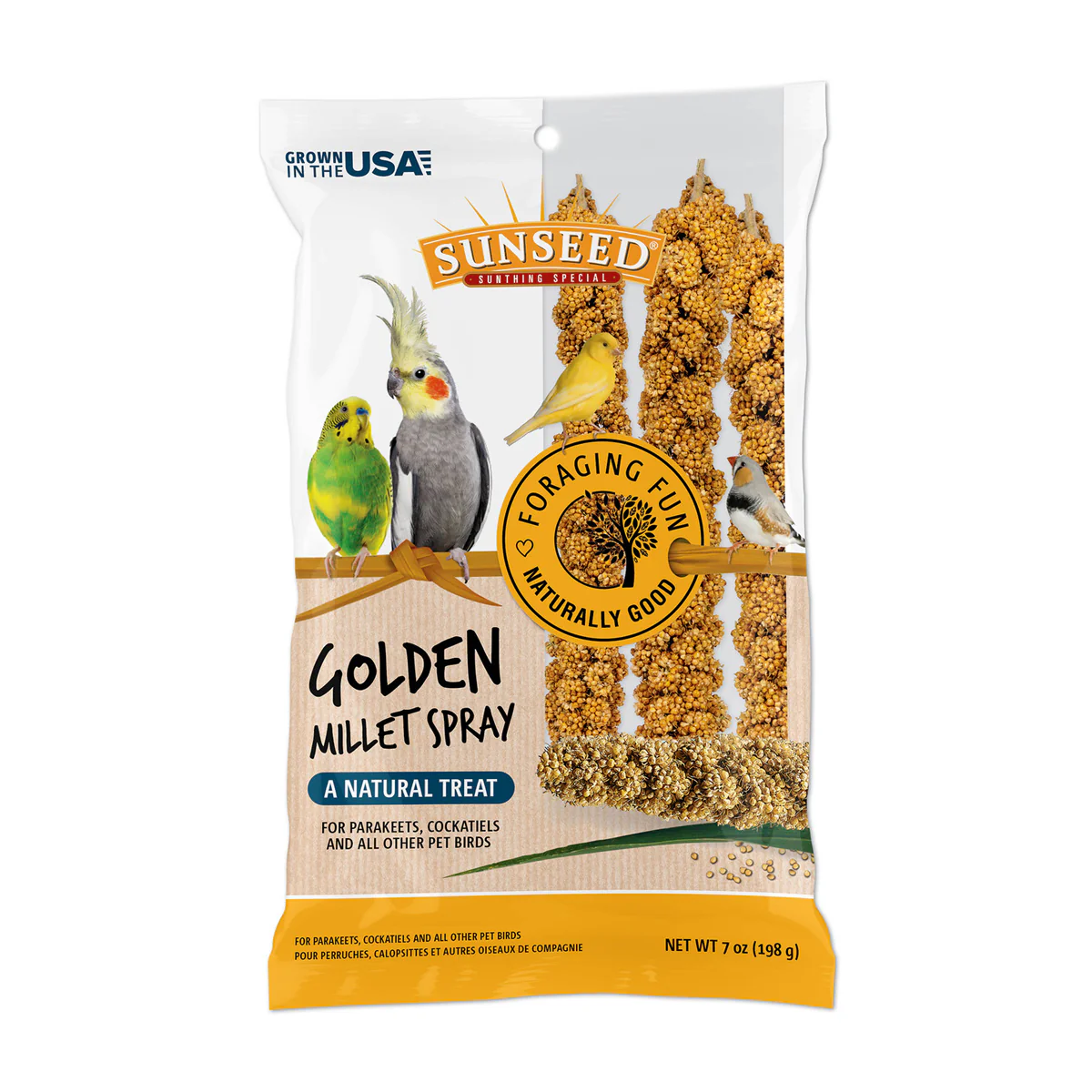 Sunseed Millet Spray, 7oz Bag - Image 1