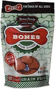 Gaines Sweet Potato Bones Treat 8oz - Image 1