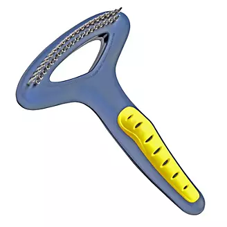 JW Pet Gripsoft Double Row Undercoat Dog Rake - Image 1