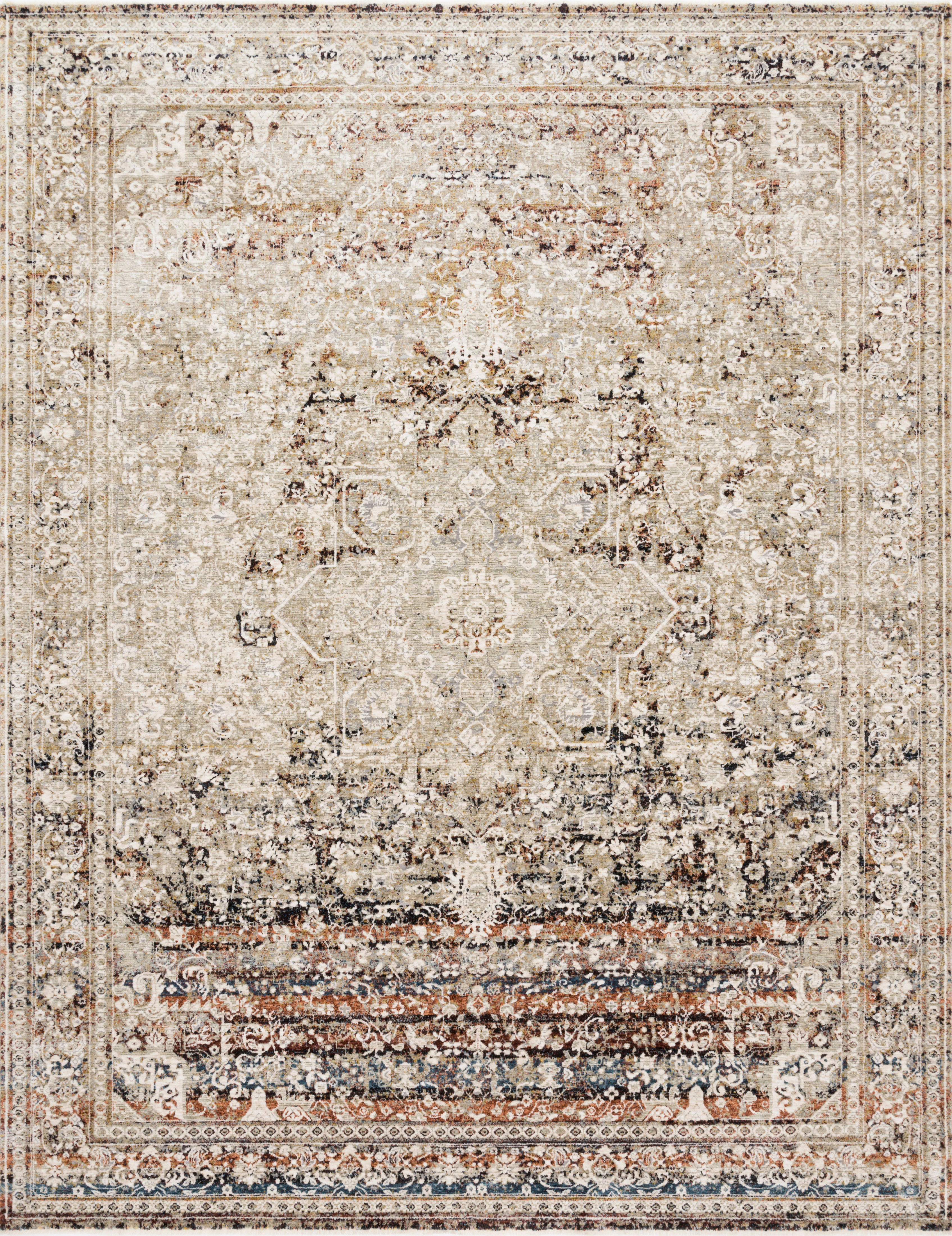 Theia Taupe / Brick Rug - Image 1