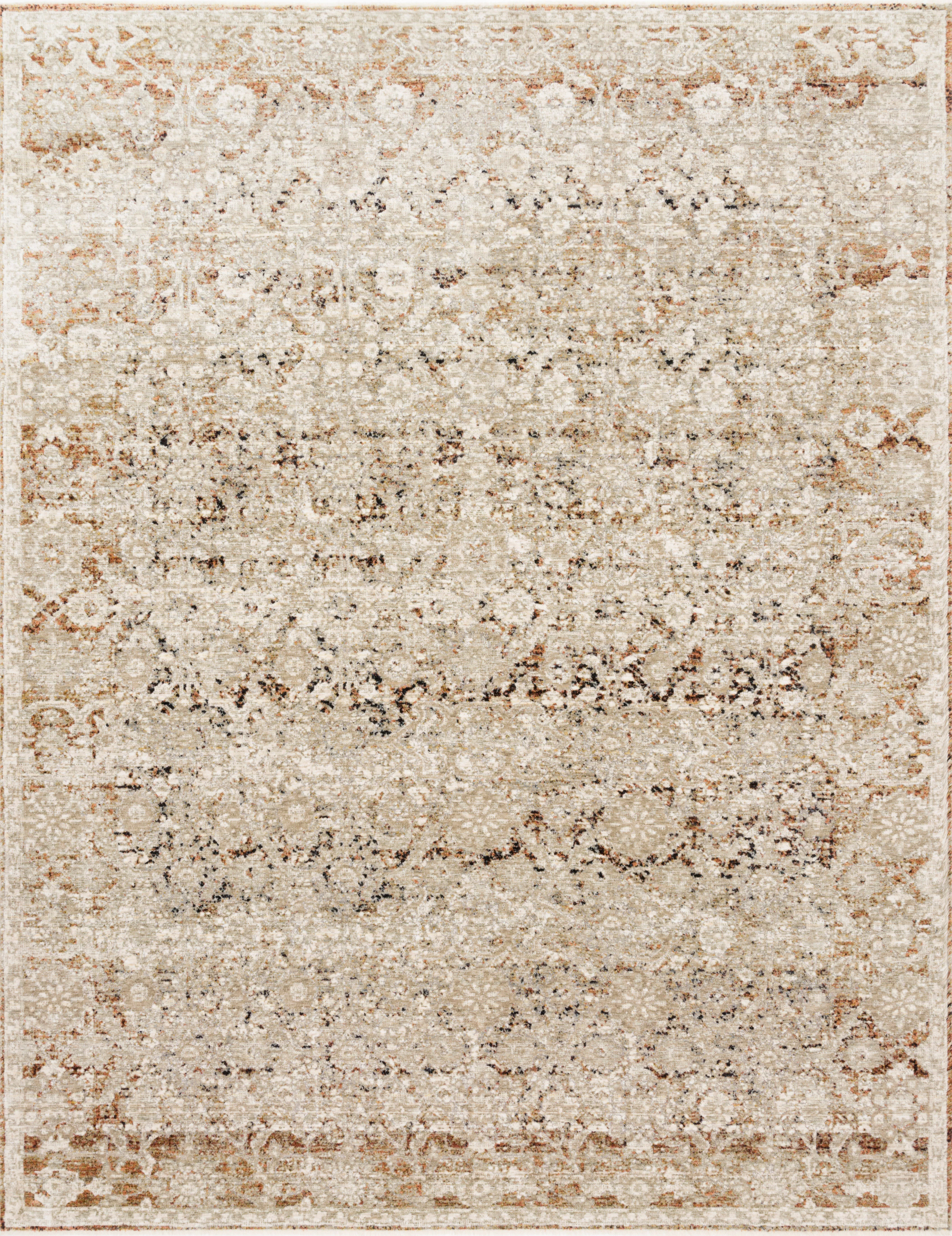 Theia Natural / Rust Rug - Image 1