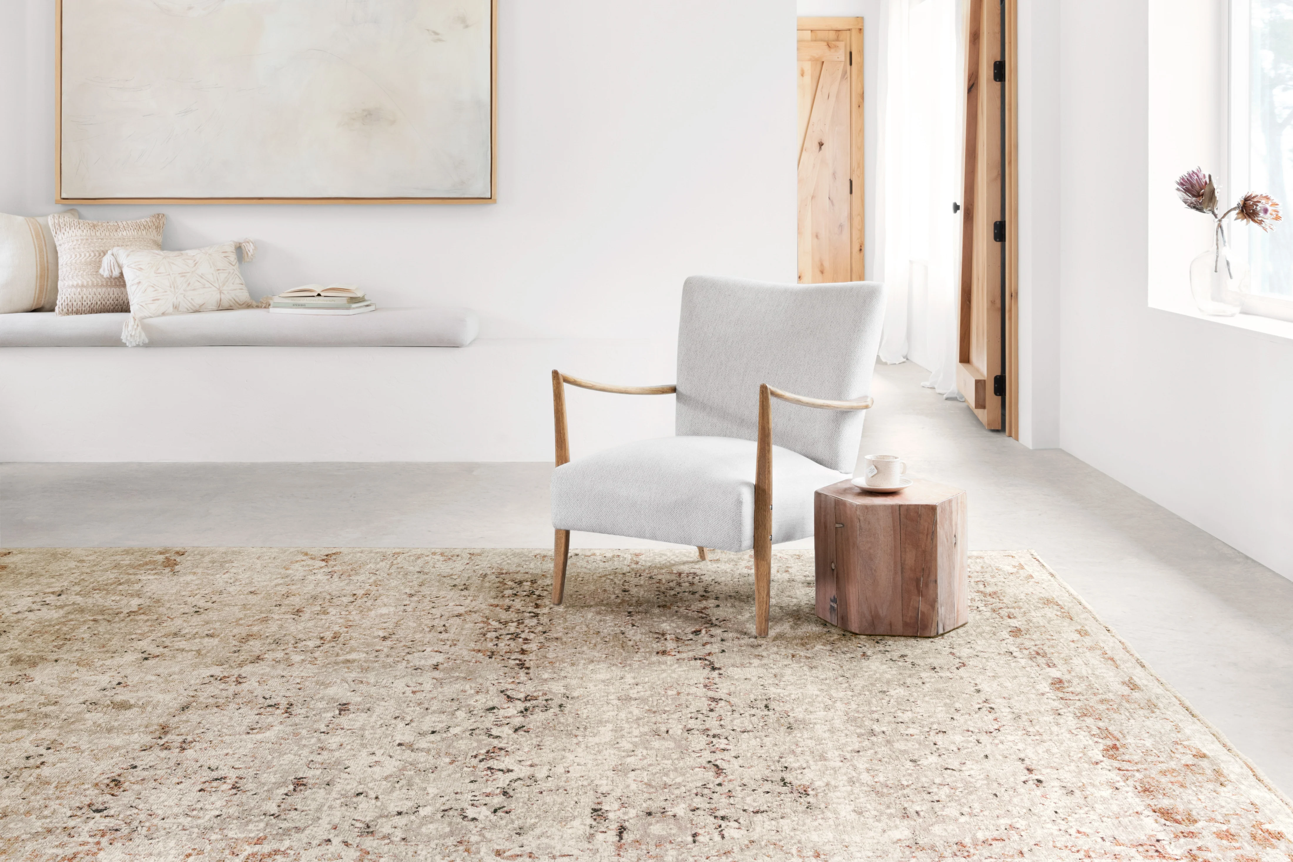 Theia Natural / Rust Rug - Image 3