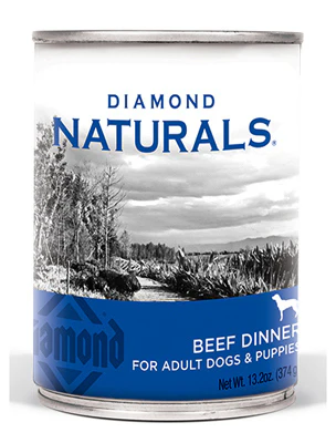Diamond Natural Beef Dinner Wet Dog Food, 13 oz - Image 1