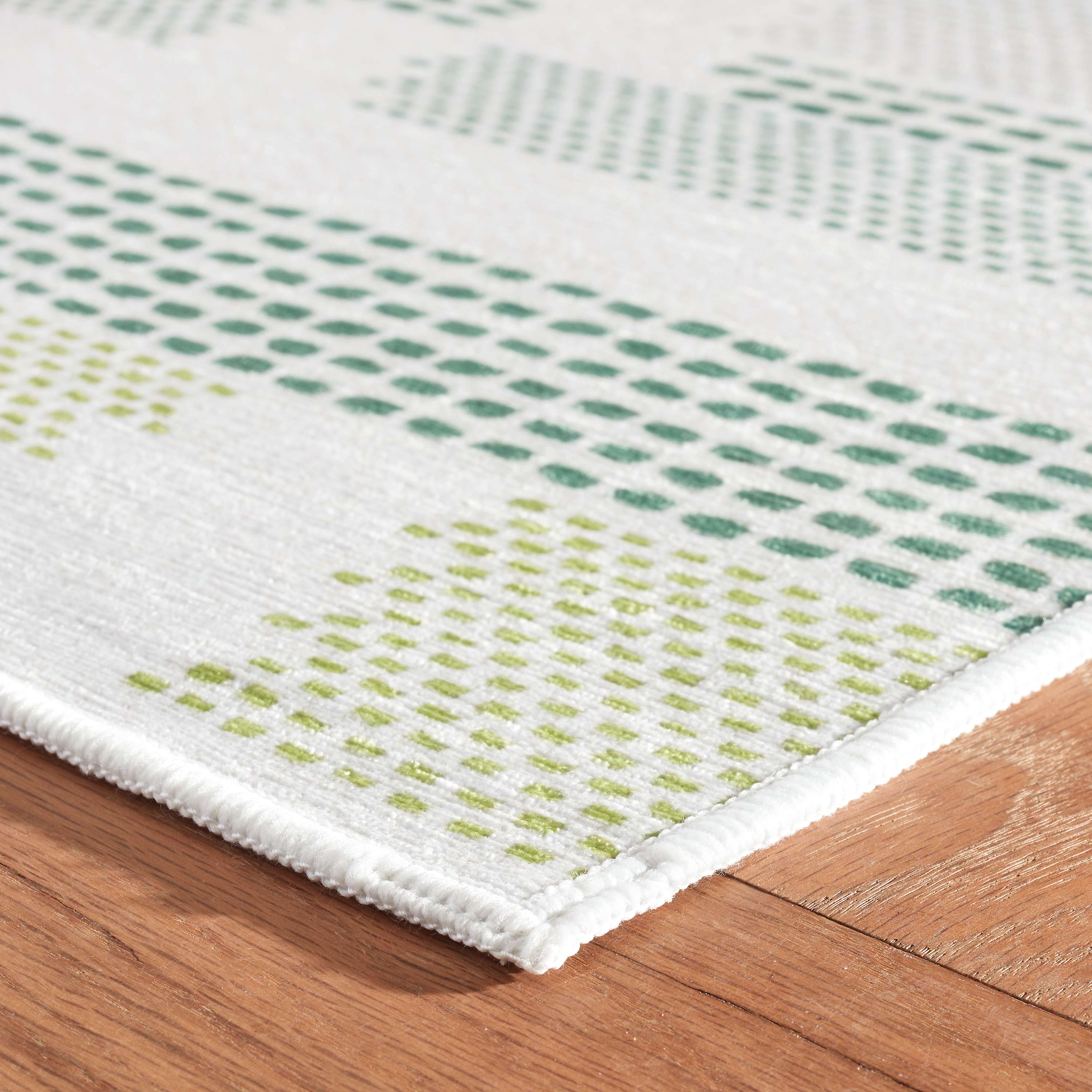 Tread Lightly Green Machine Washable Rug - Image 3