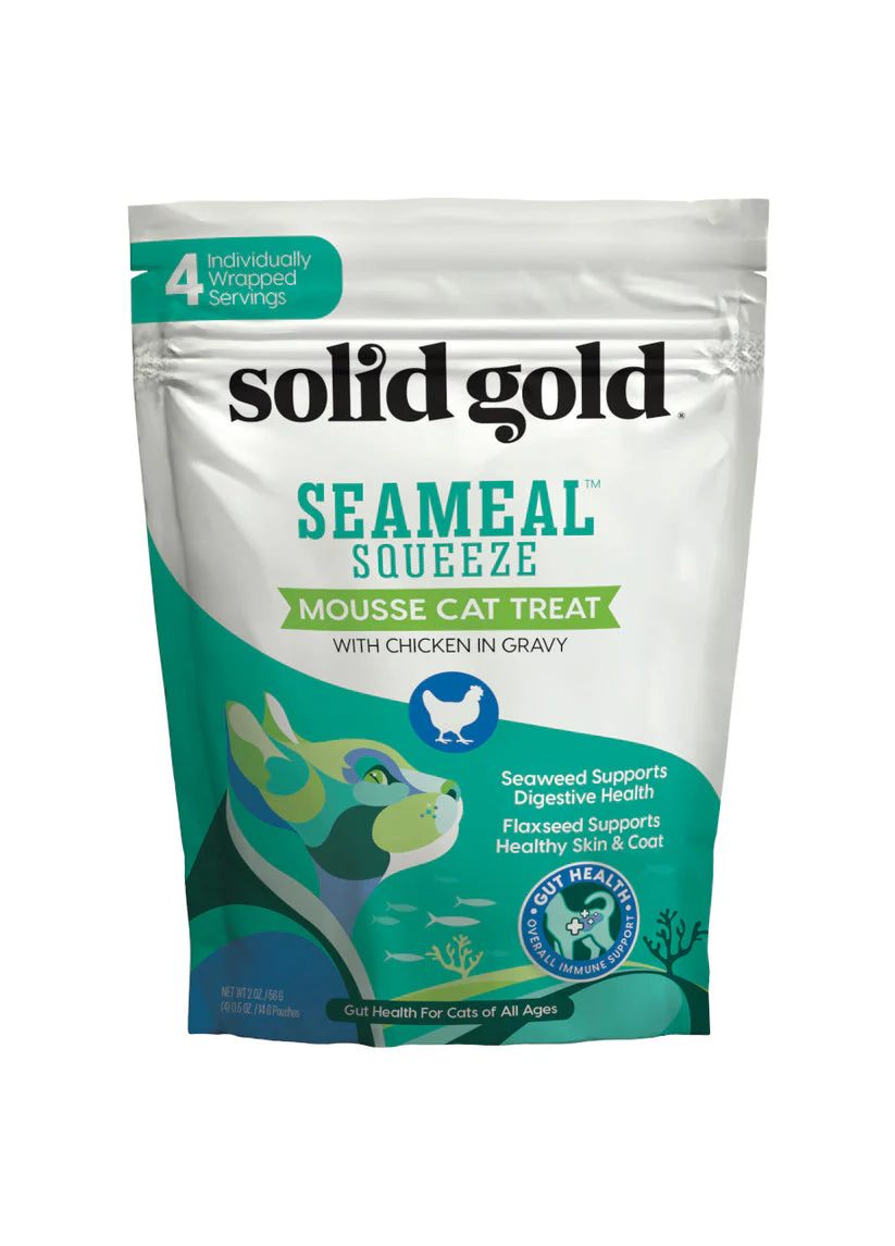 Solid Gold 4pk Seameal Squeeze with Chicken - Image 1