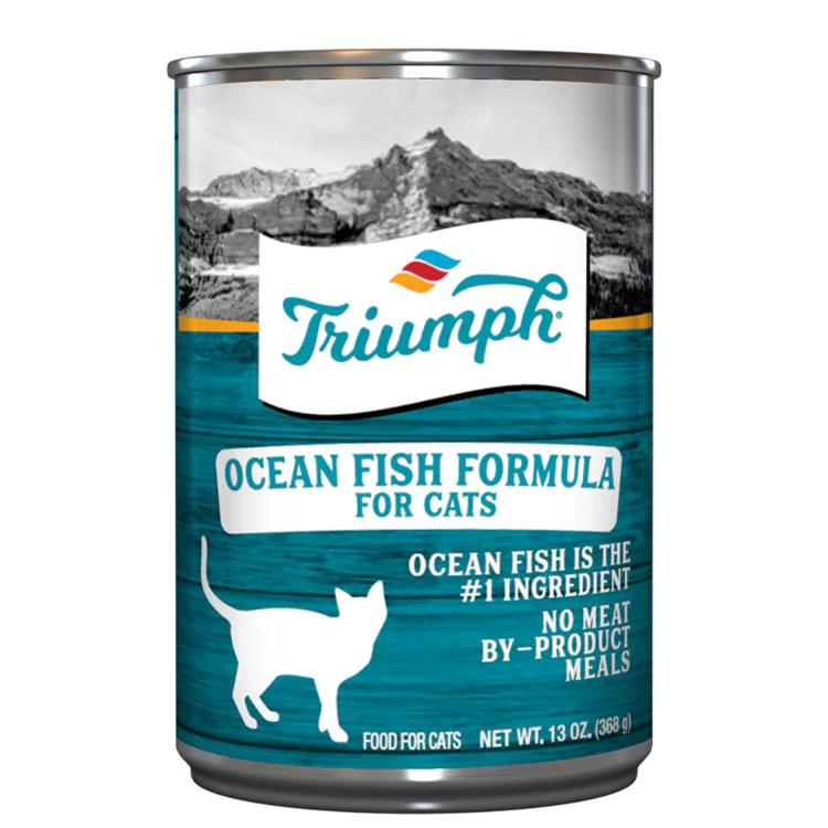 Triumph Ocean Fish Formula Cat Food 13oz can - Image 1
