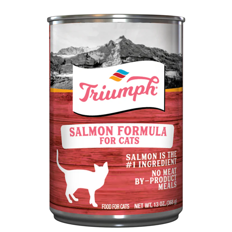 Triumph Salmon Formula Cat Food 13oz can - Image 1