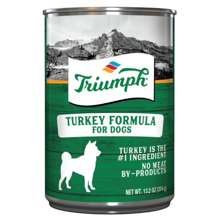 Triumph Turkey Formula Dog Food 13.2oz Can - Image 1