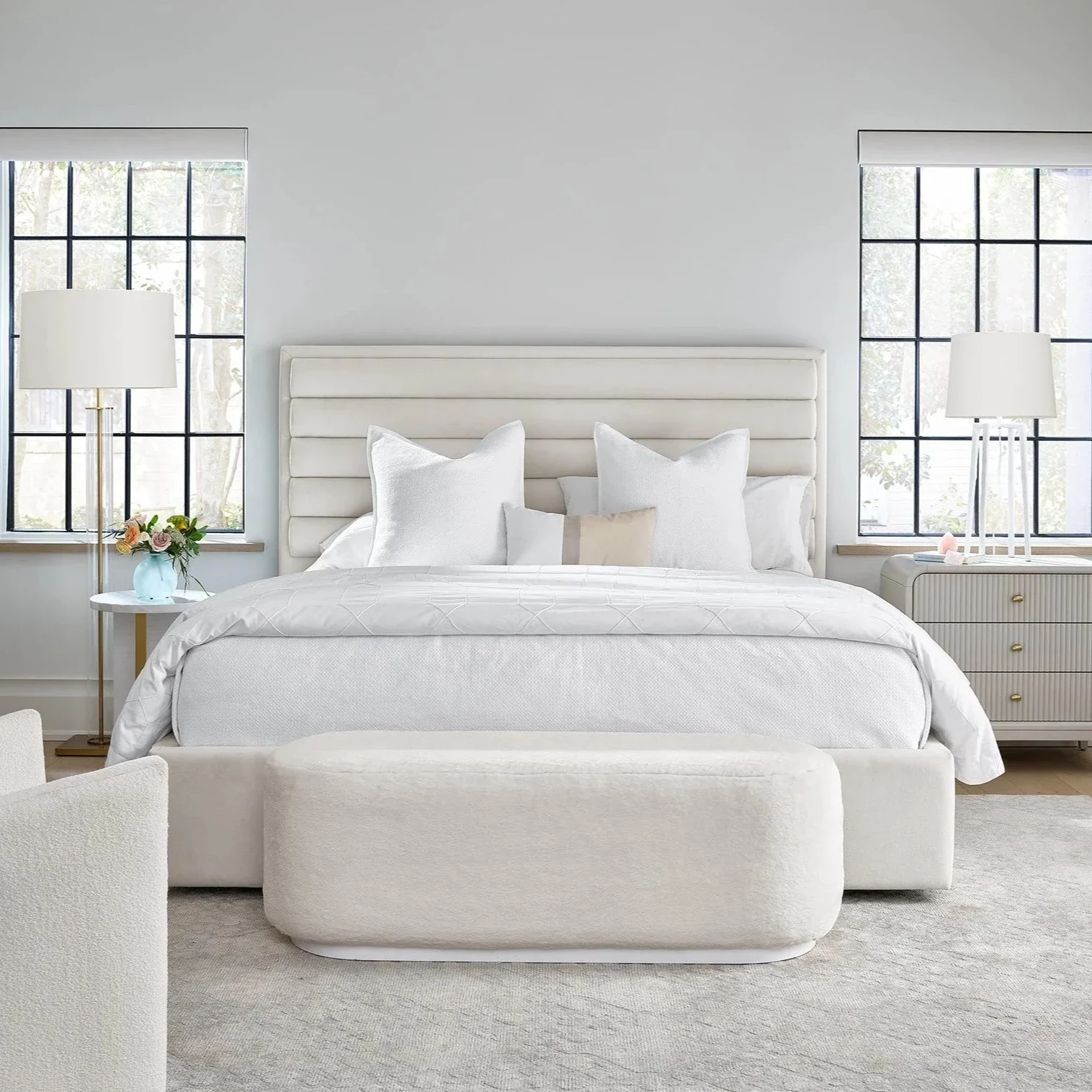 Serenity Upholstered Bed - Image 2