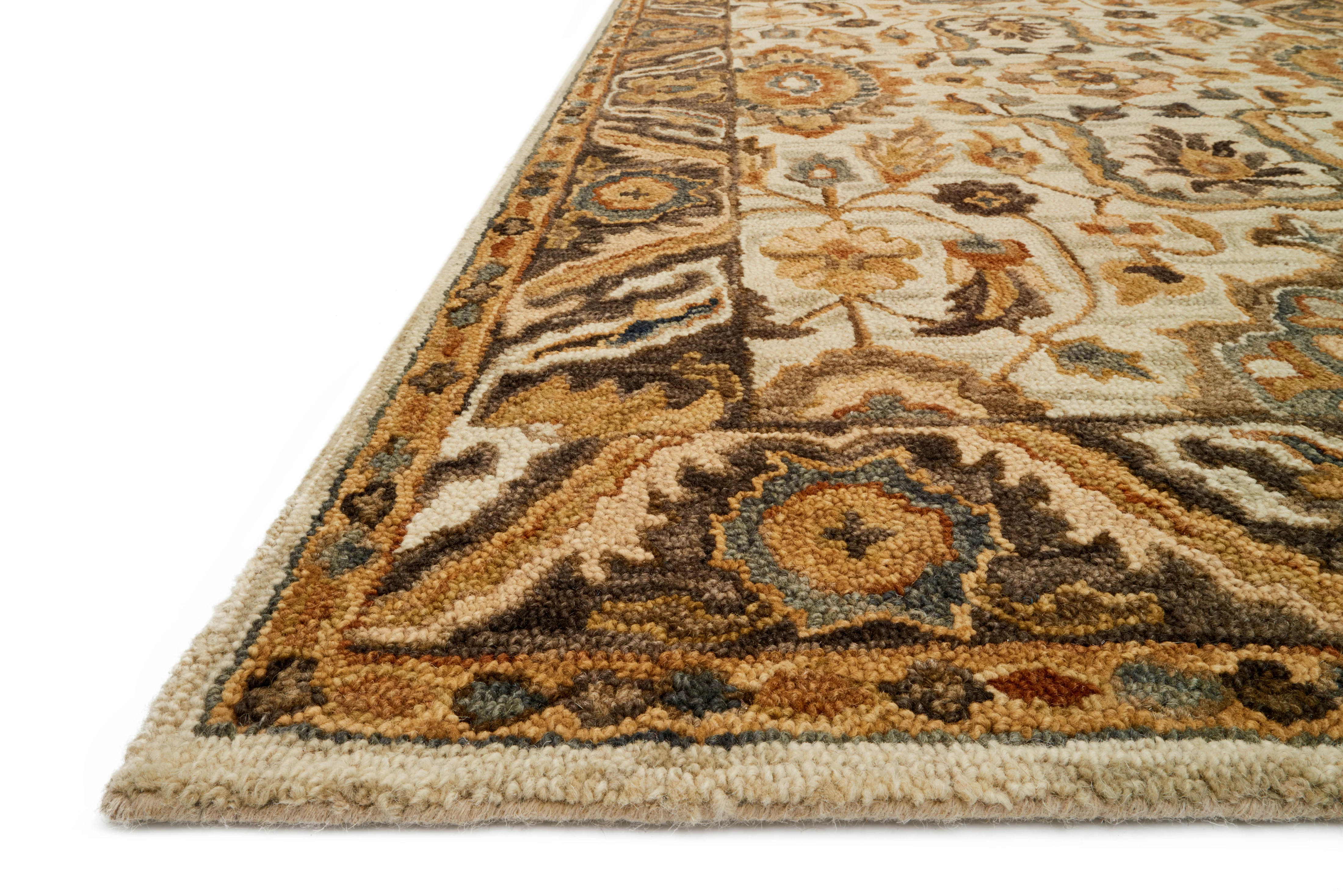 Victoria Ivory / Dk Taupe Rug - Image 2