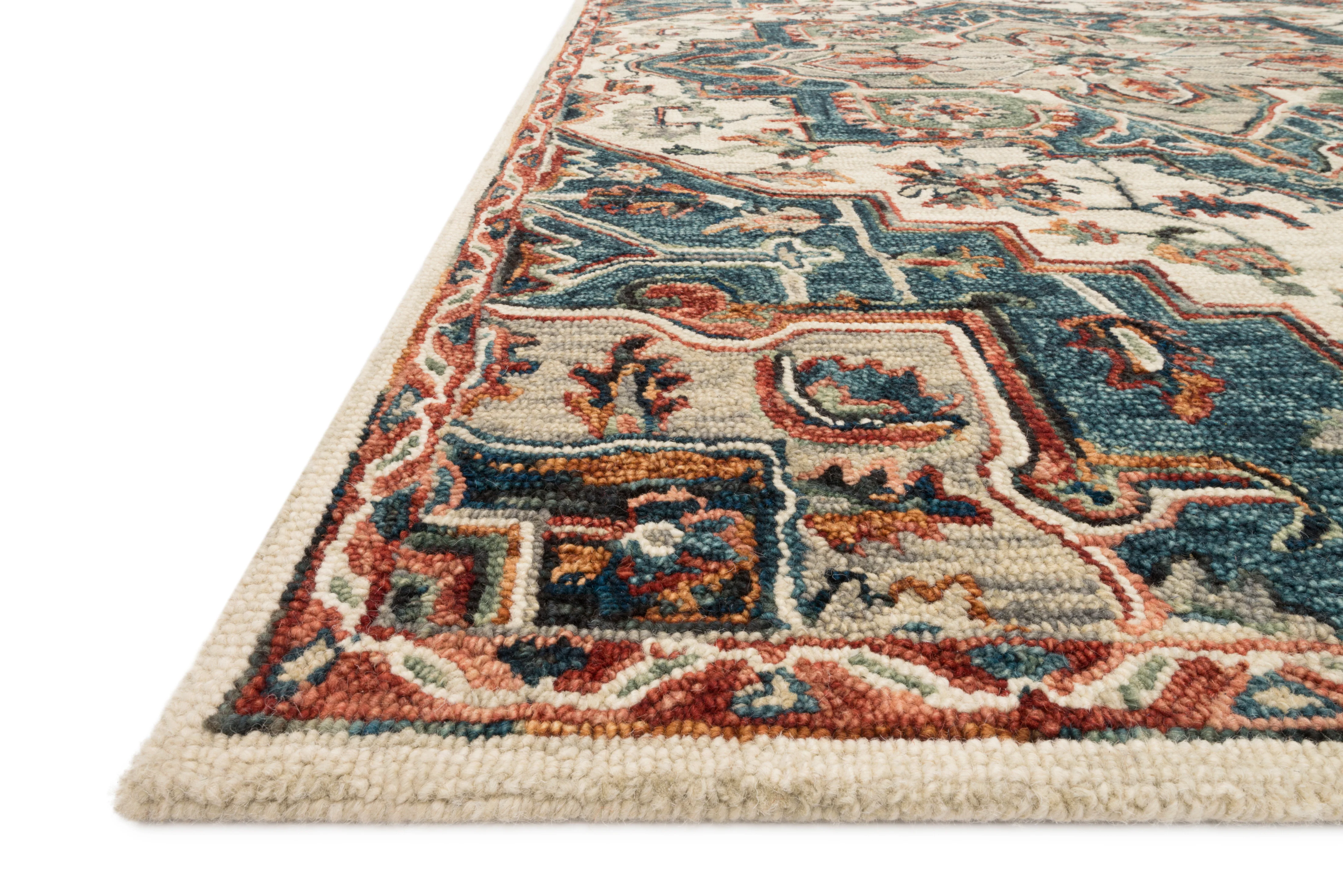 Victoria Blue / Red Rug - Image 2