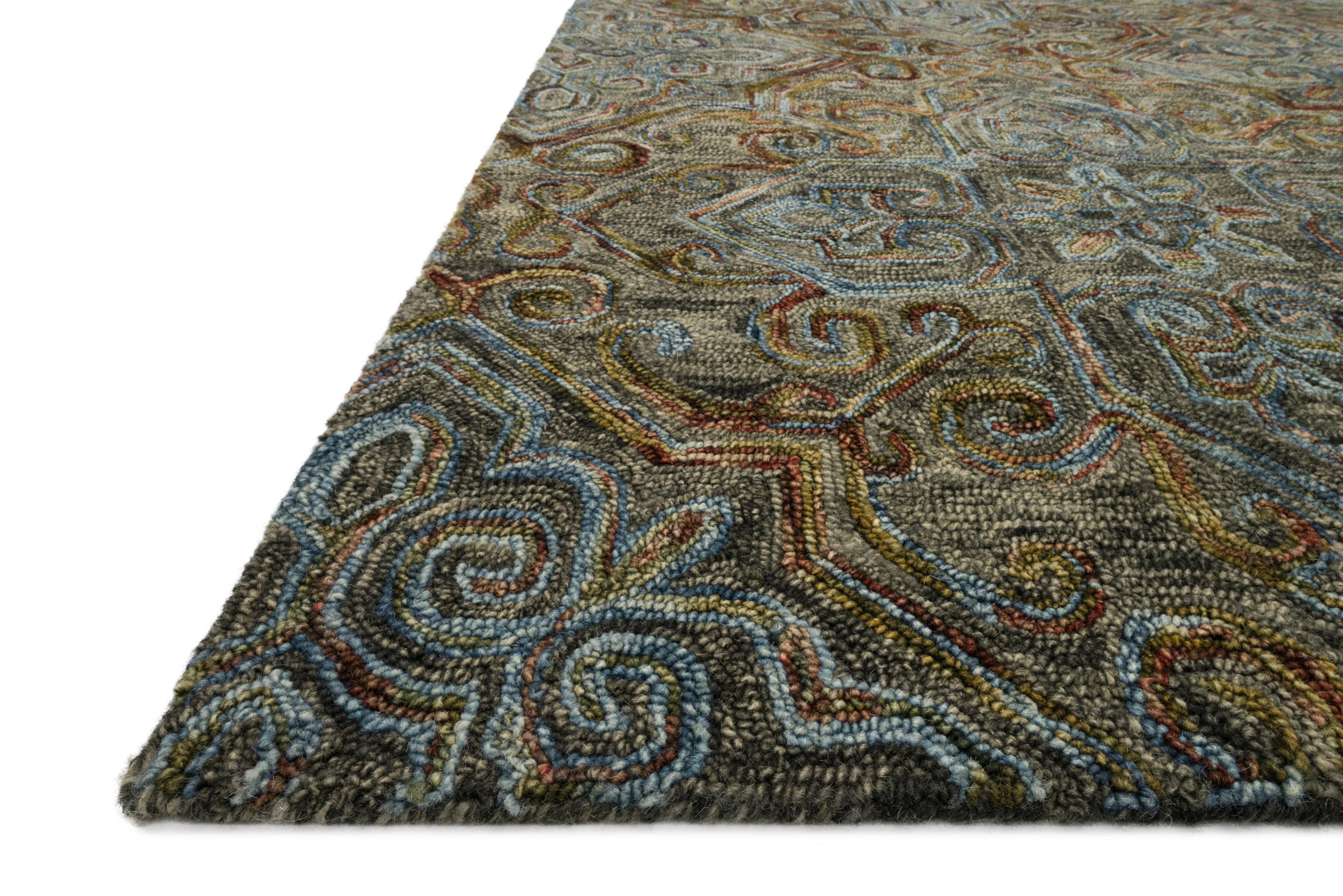Victoria Charcoal / Multi Rug - Image 2
