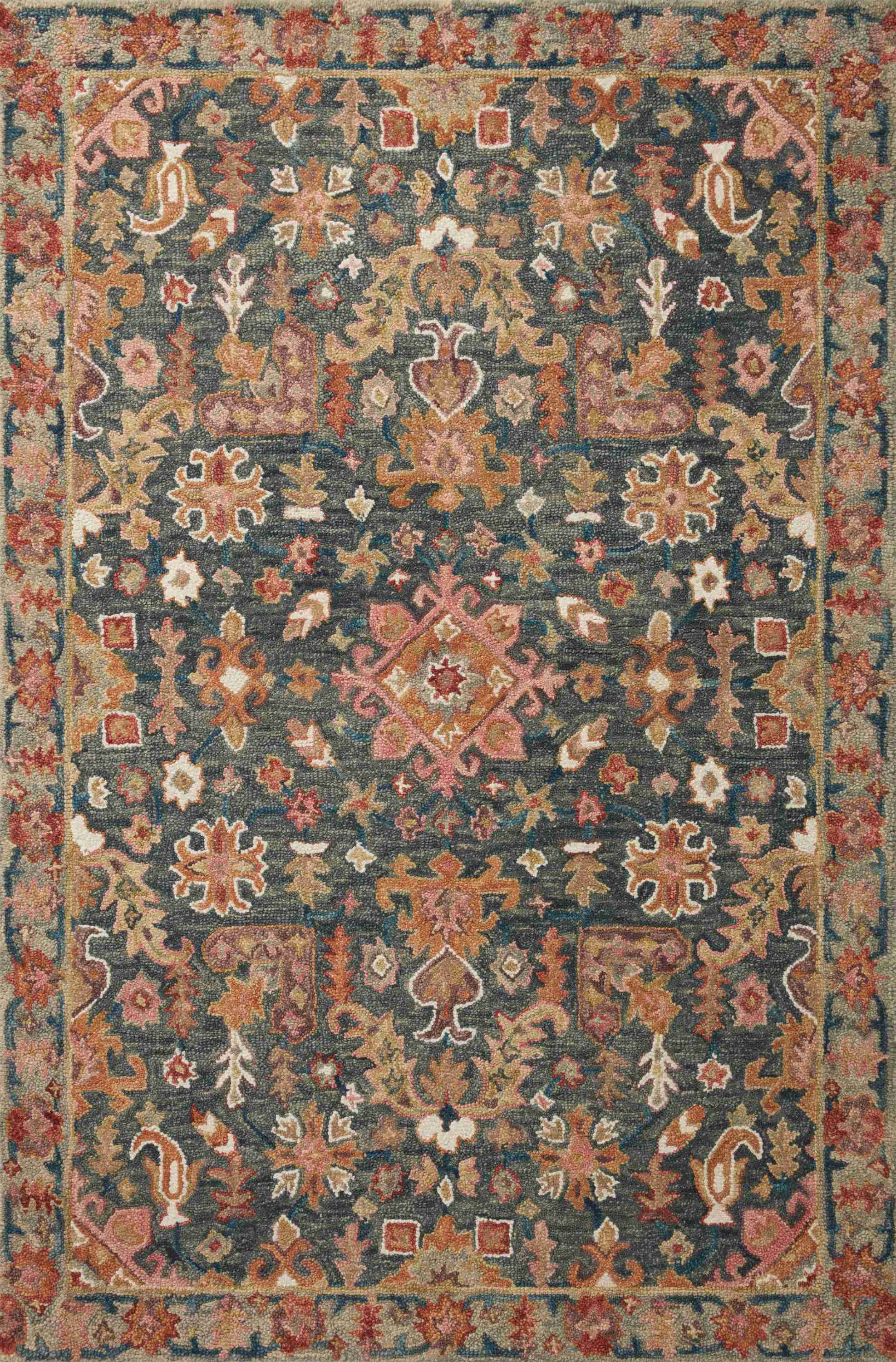 Victoria Navy / Multi Rug