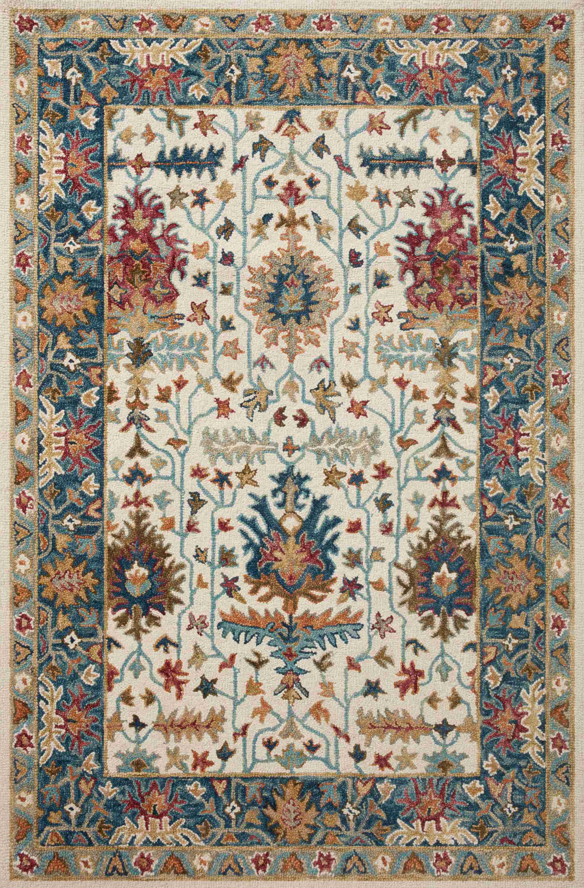 Victoria Ivory / Sky Rug