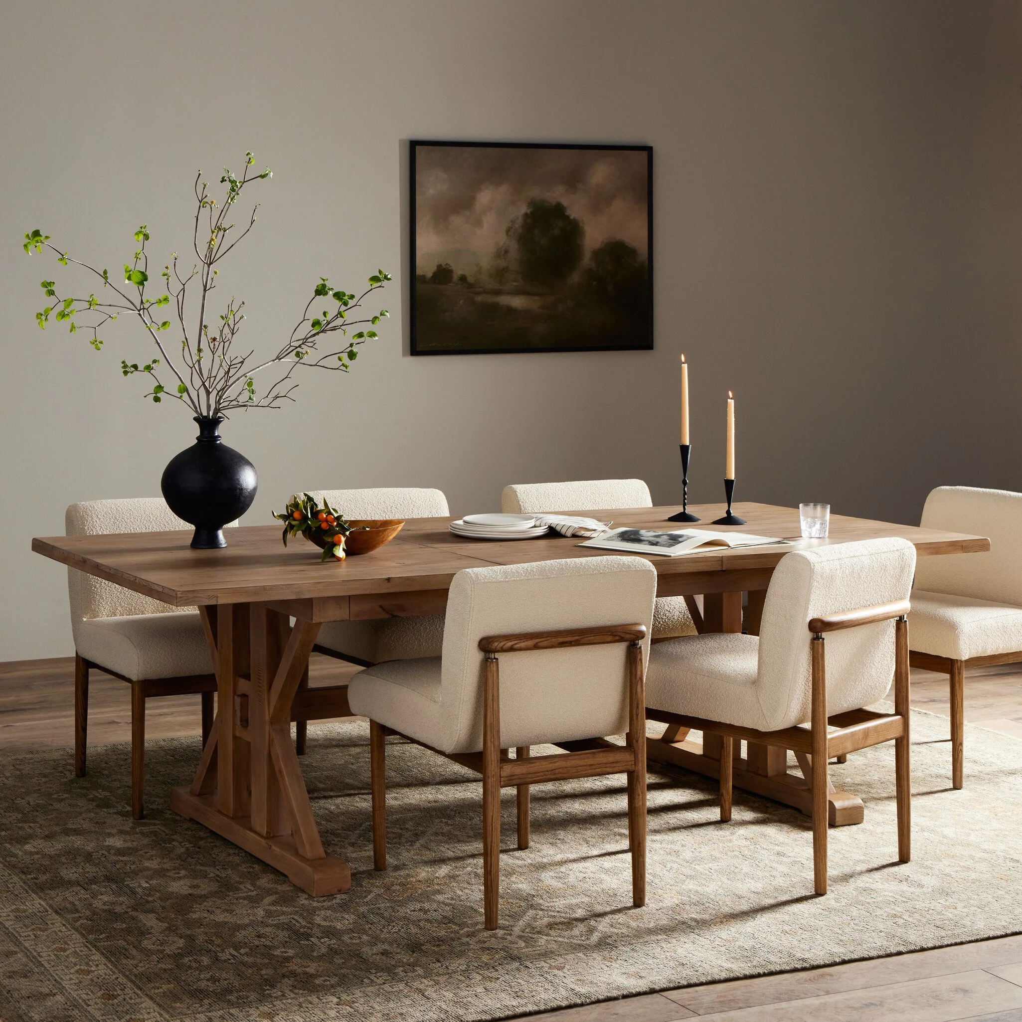 Tuscan Ext Dining Table 72"/96" - Image 2