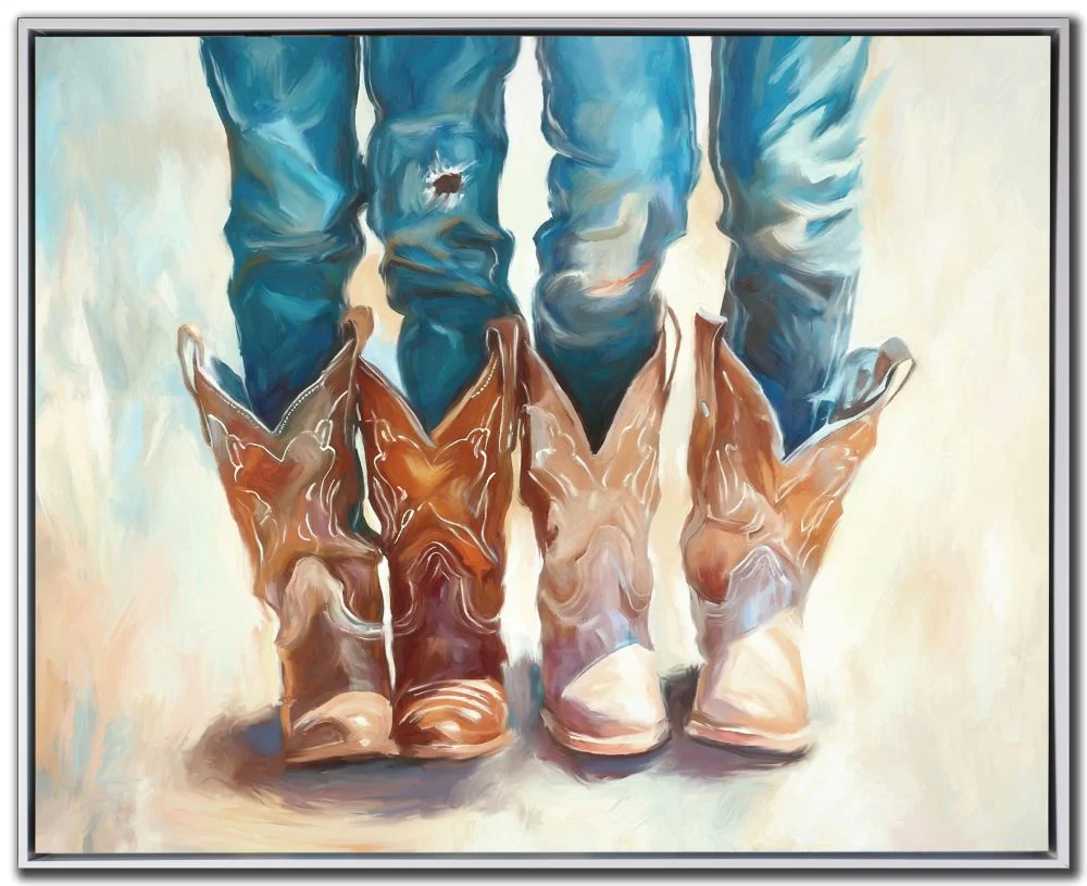 WBG25146 Streamline Art It’s All About the Boots 24×30