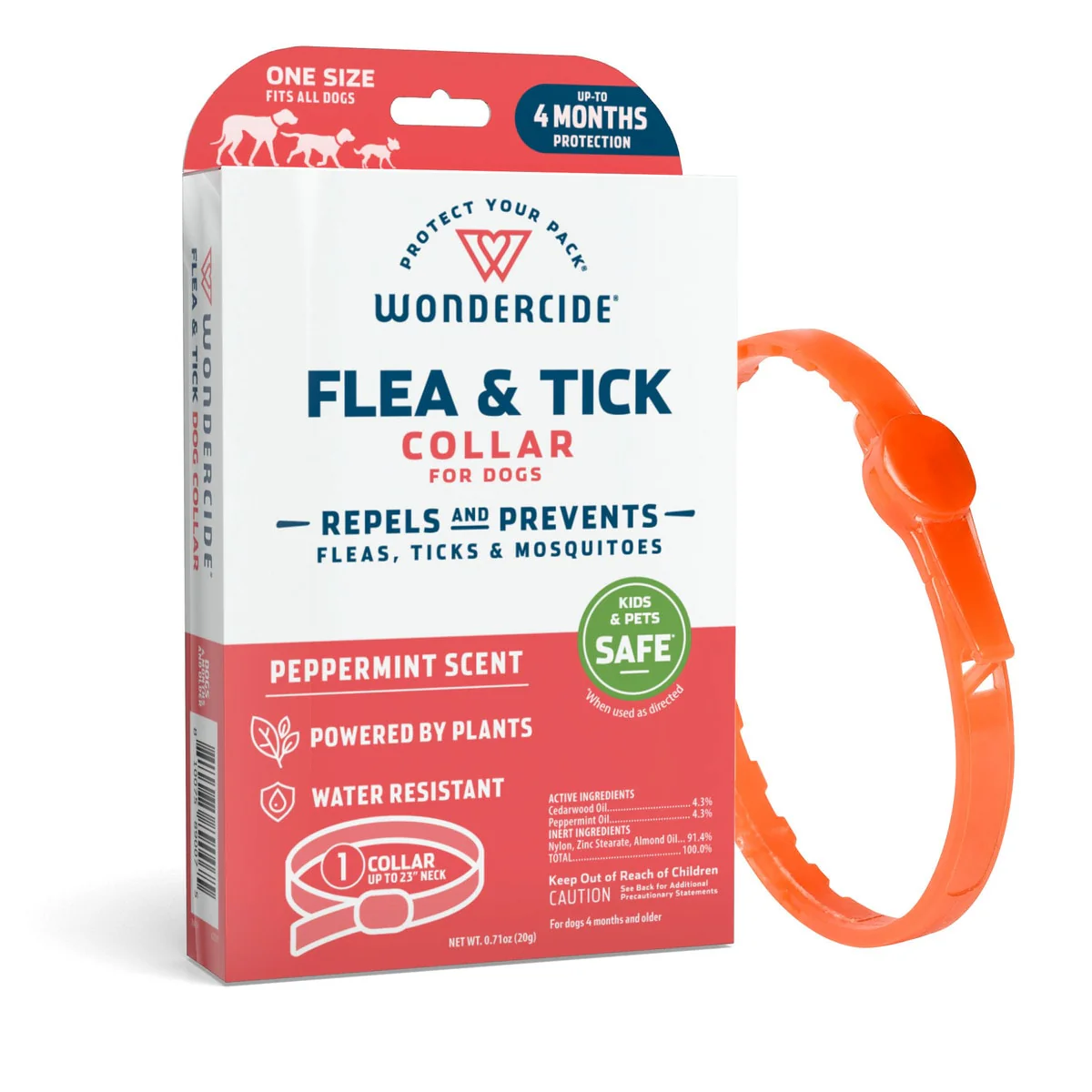 Wondercide Flea & Tick Collar for Dogs Peppermint - Image 1