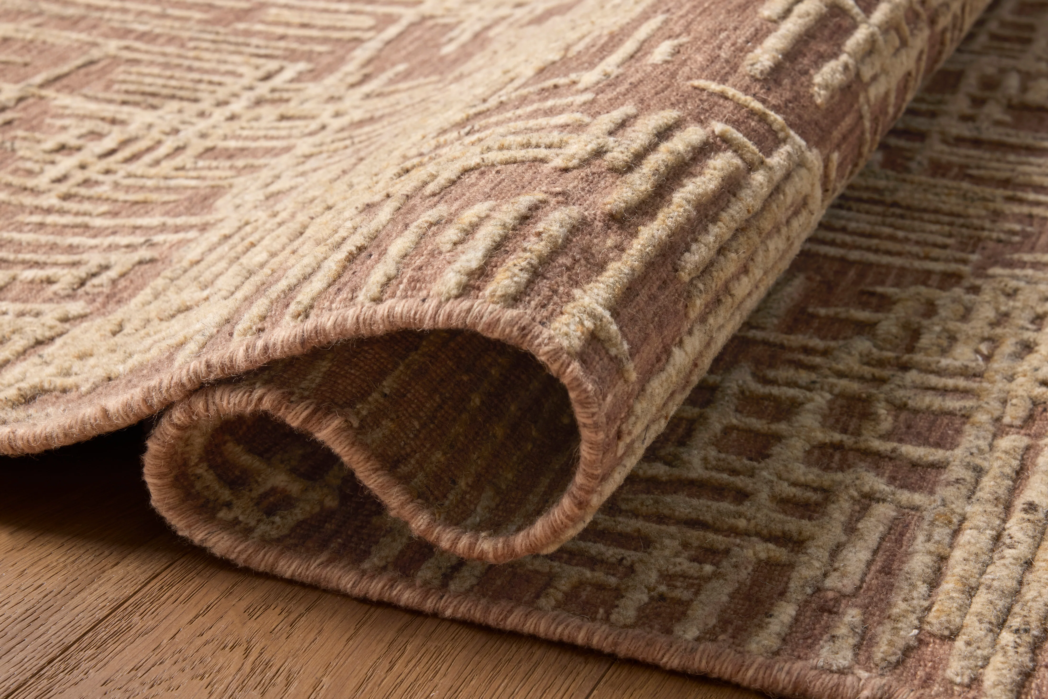 Woodriff Brick / Natural Rug - Image 2