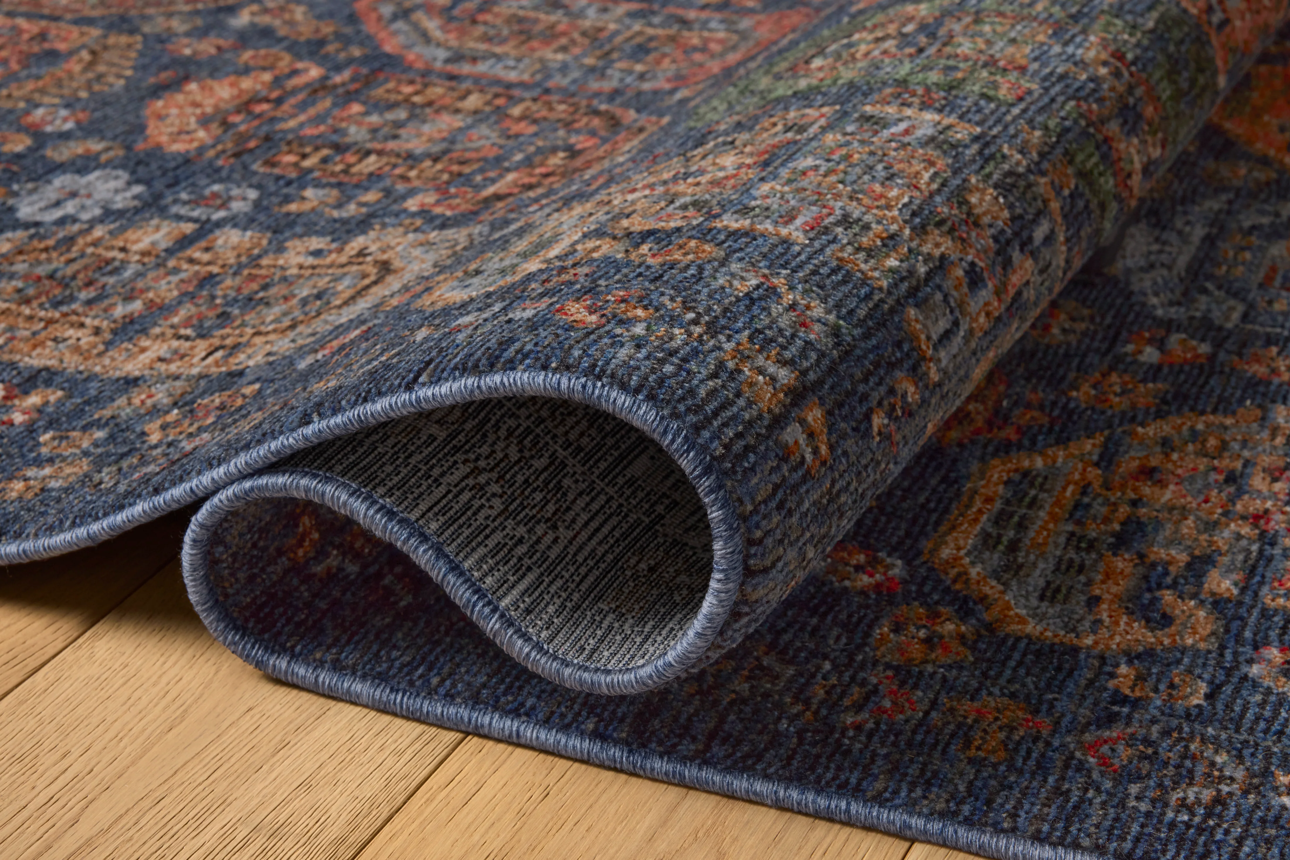 Winchester Navy / Multi Rug - Image 3