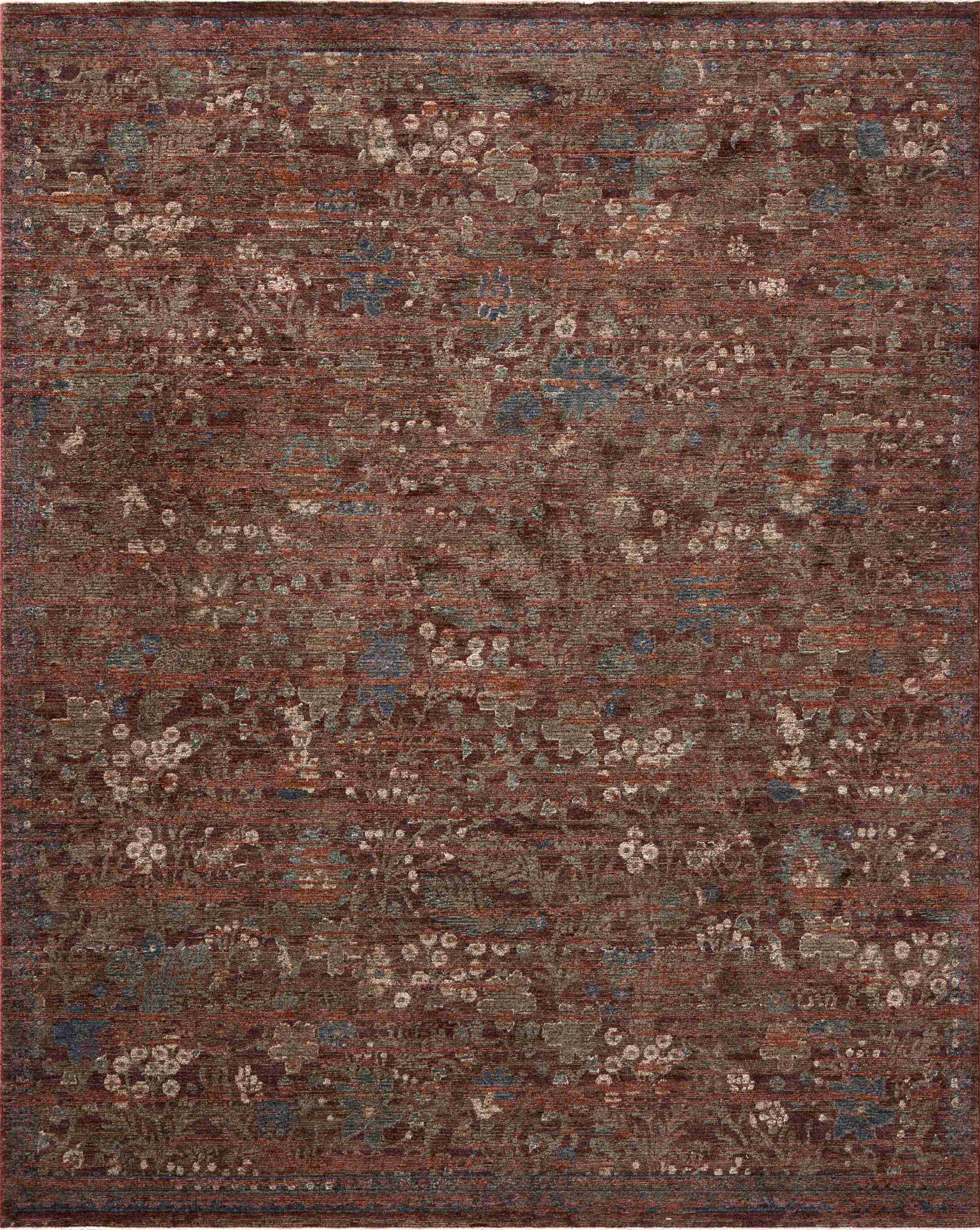 Winchester Ruby / Mushroom Rug