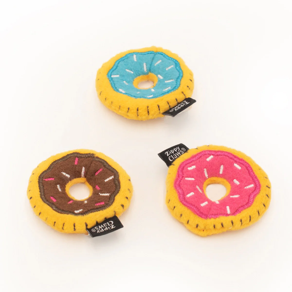 ZippyClaws Mini Donutz 3-Pack - Image 1