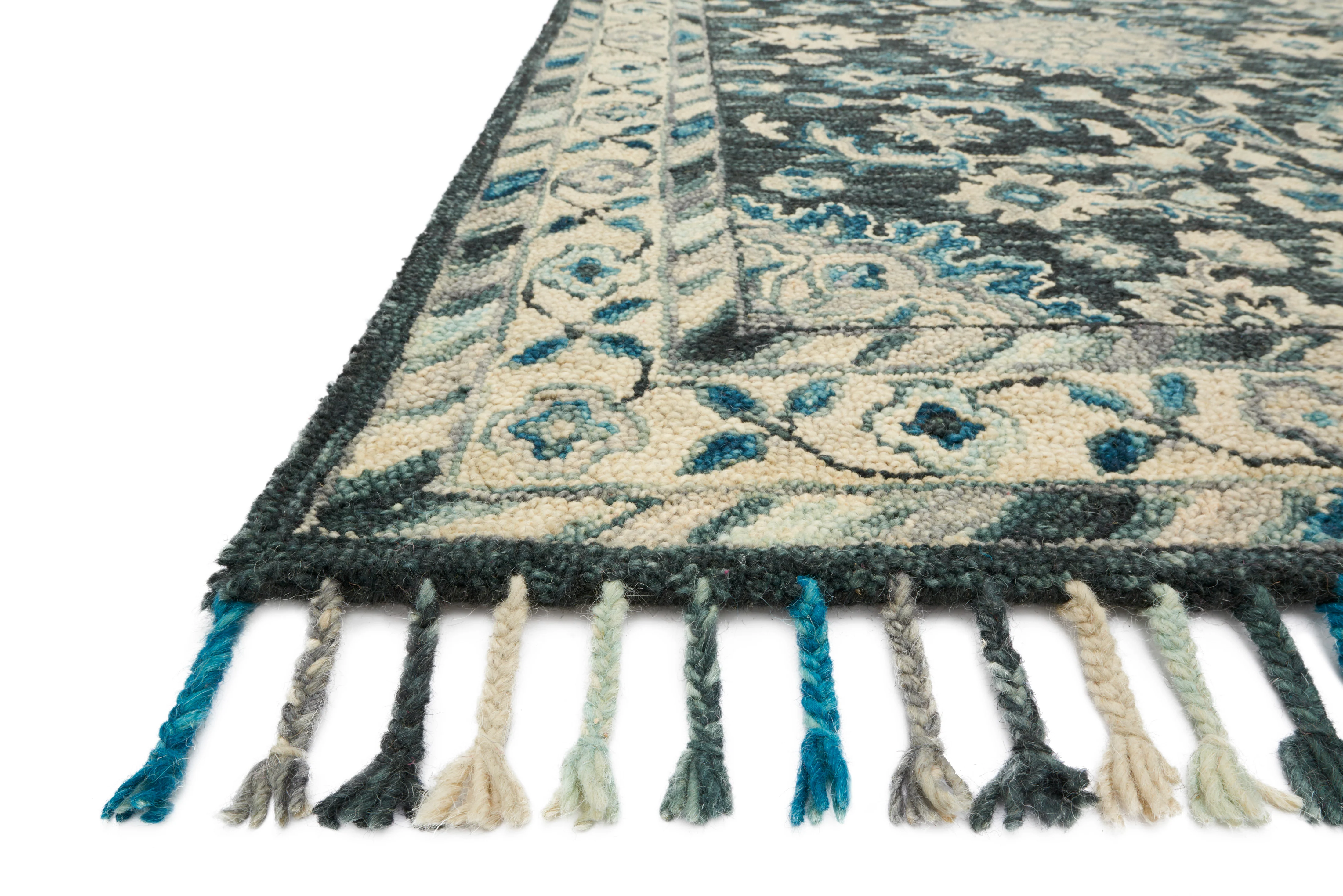 Zharah Teal / Grey Rug - Image 2