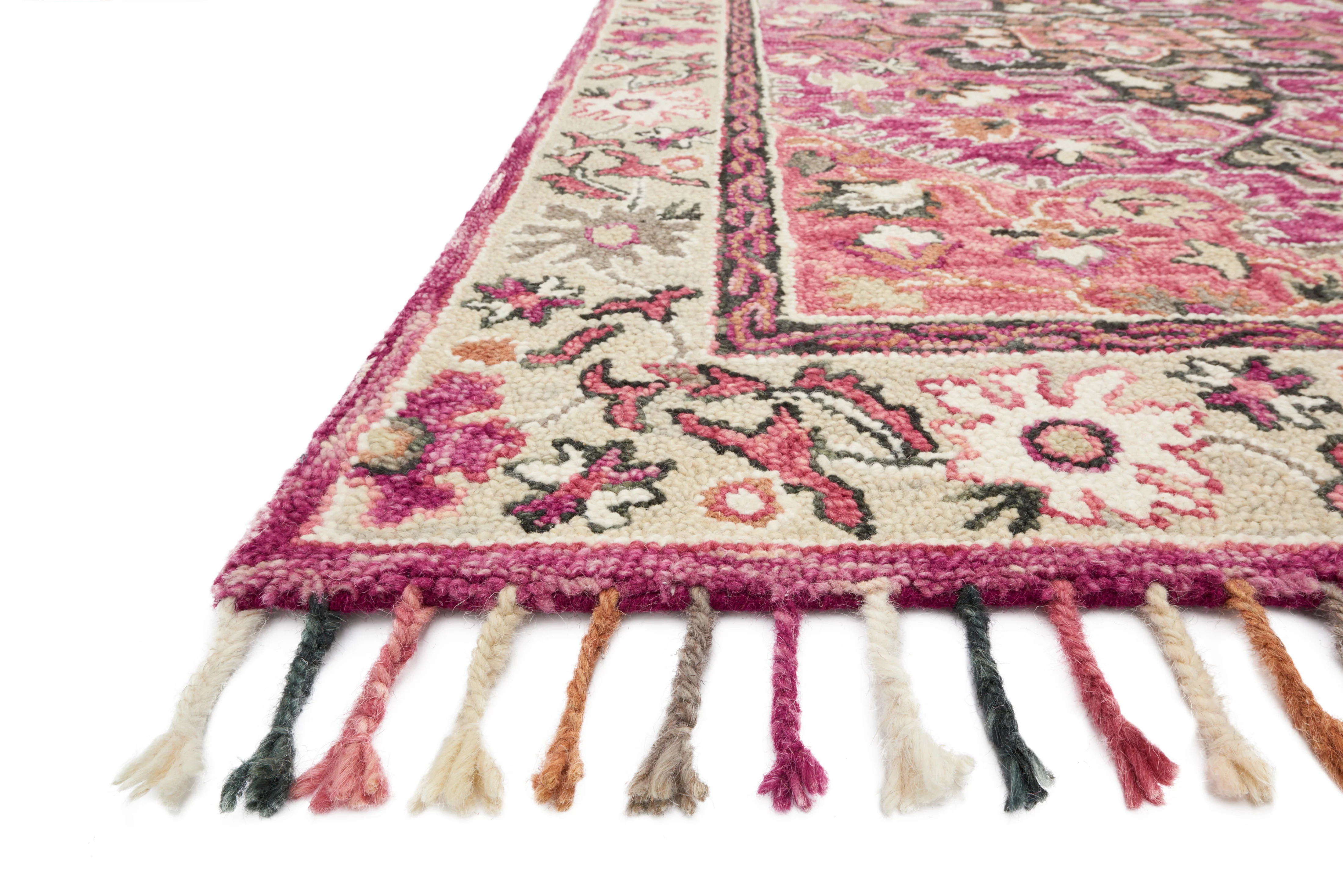 Zharah Raspberry / Taupe Rug - Image 2
