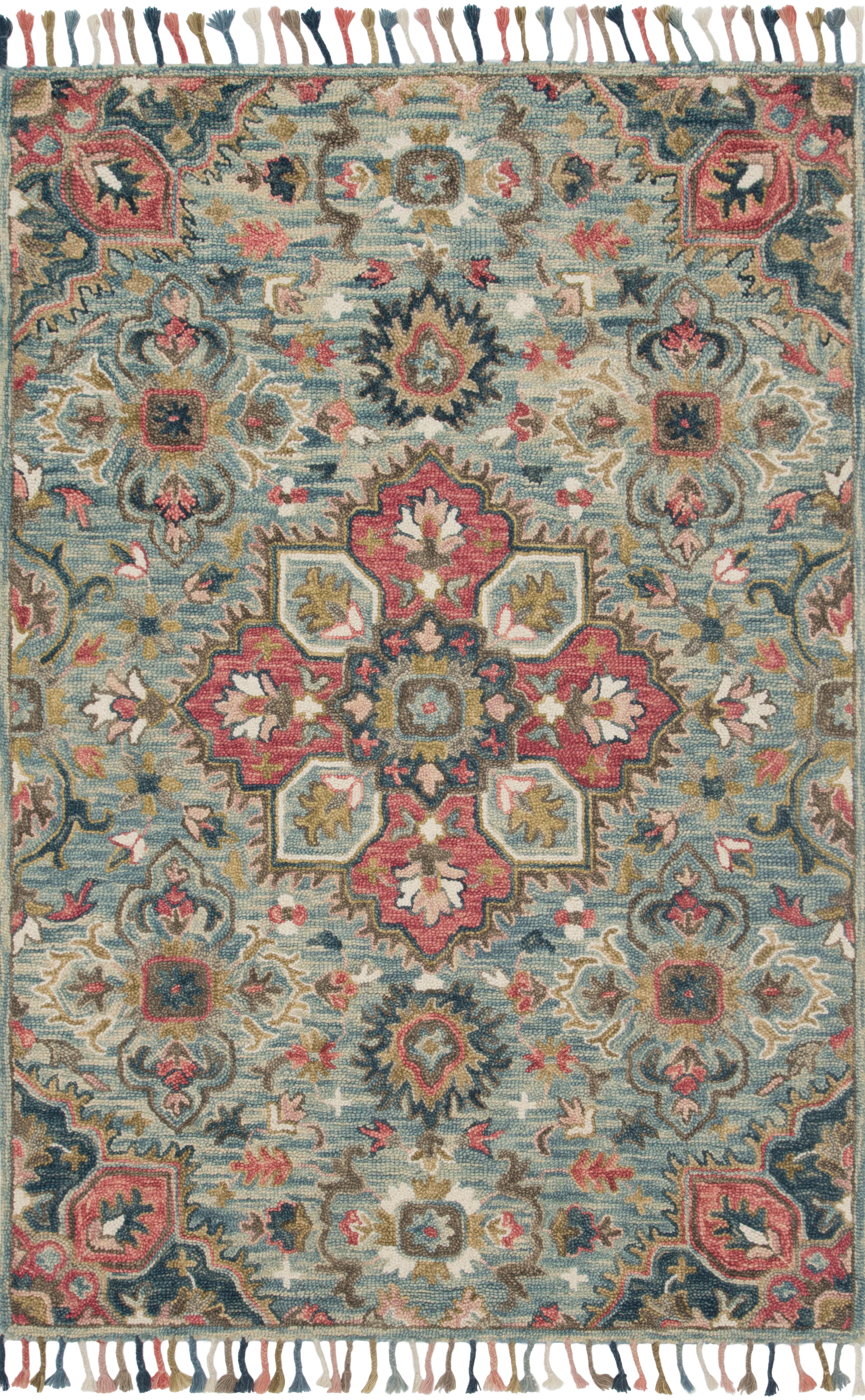 Zharah Light Blue / Multi Rug