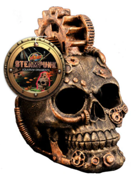 ZooMed Steampunk Ornament - Skull - Image 1