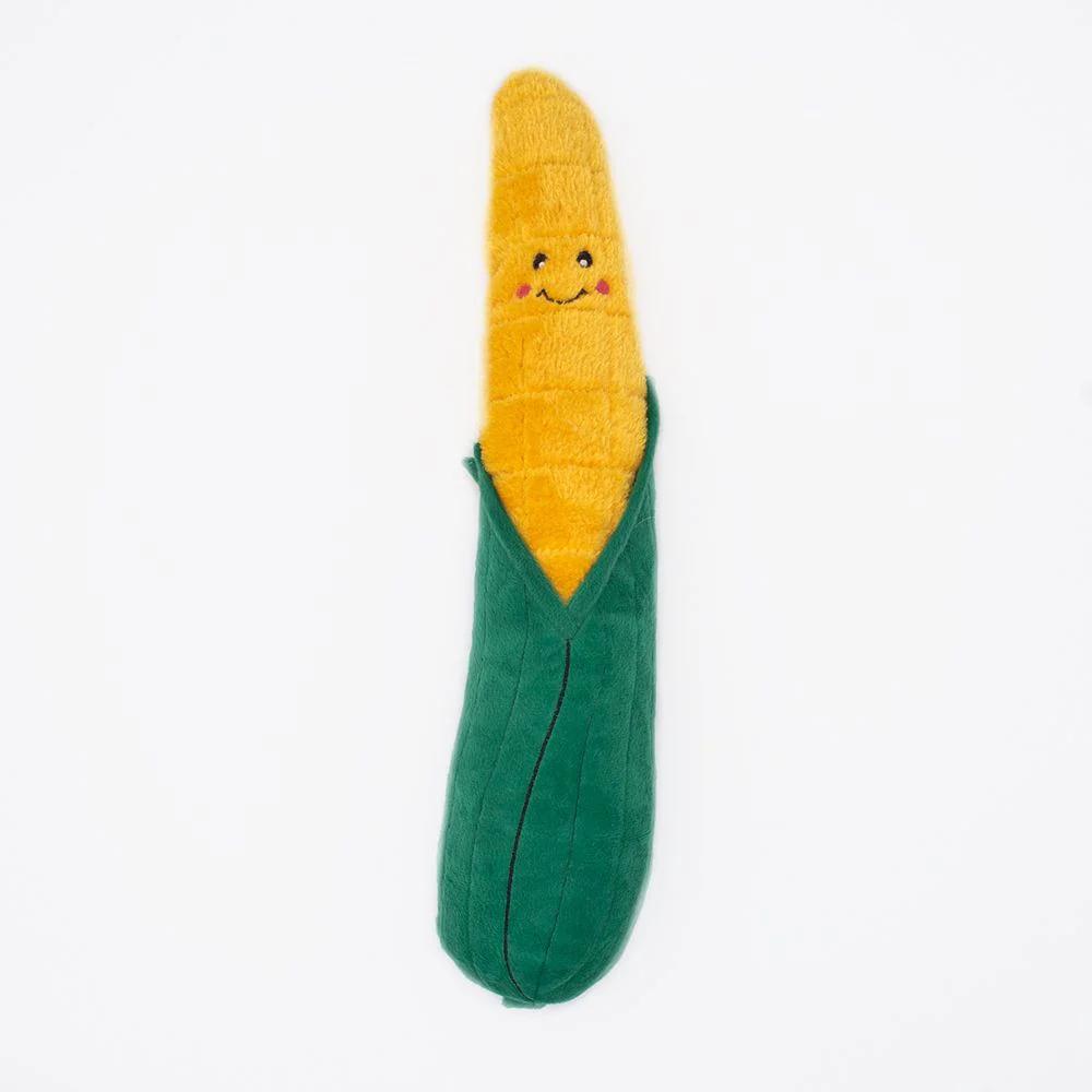 Zippypaws Plush Dog Toy Jigglerz Corn - Image 1