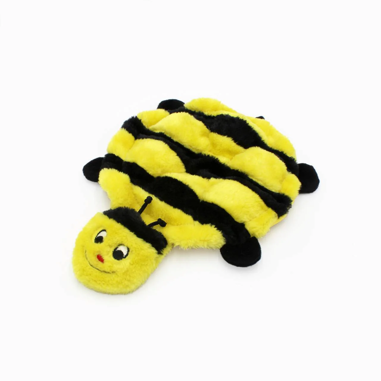 Zippy Paws Squeakie Crawler Plush Squeaker Dog Toy - Bertie the Bee - Image 1