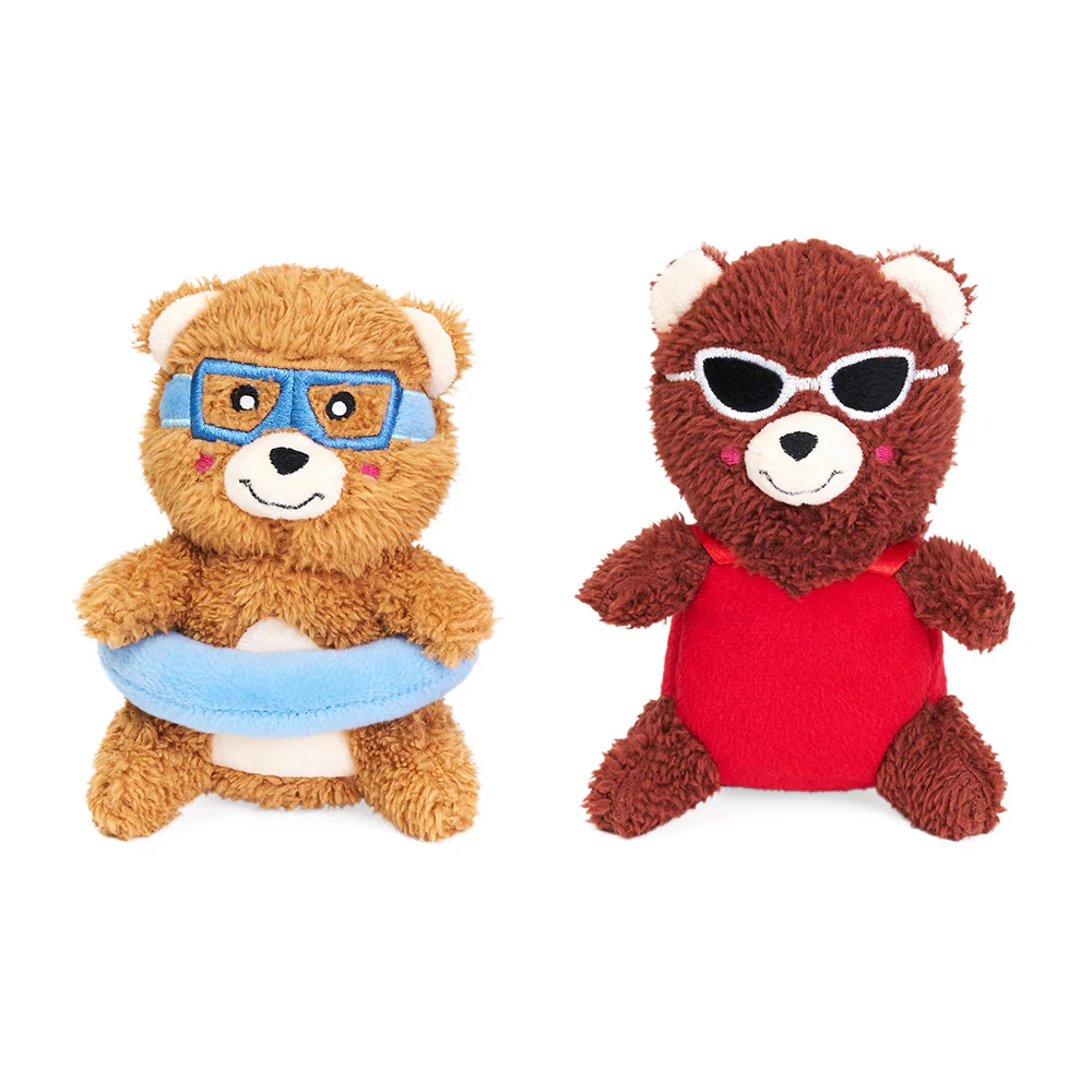 Zippypaws Plush Dog Toy Cheeky Chumz Jr Poolside Fun Assorted - Image 1
