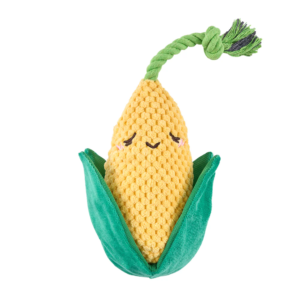Zippypaws Plush Dog Toy Crinkle Crops Corn - Image 1