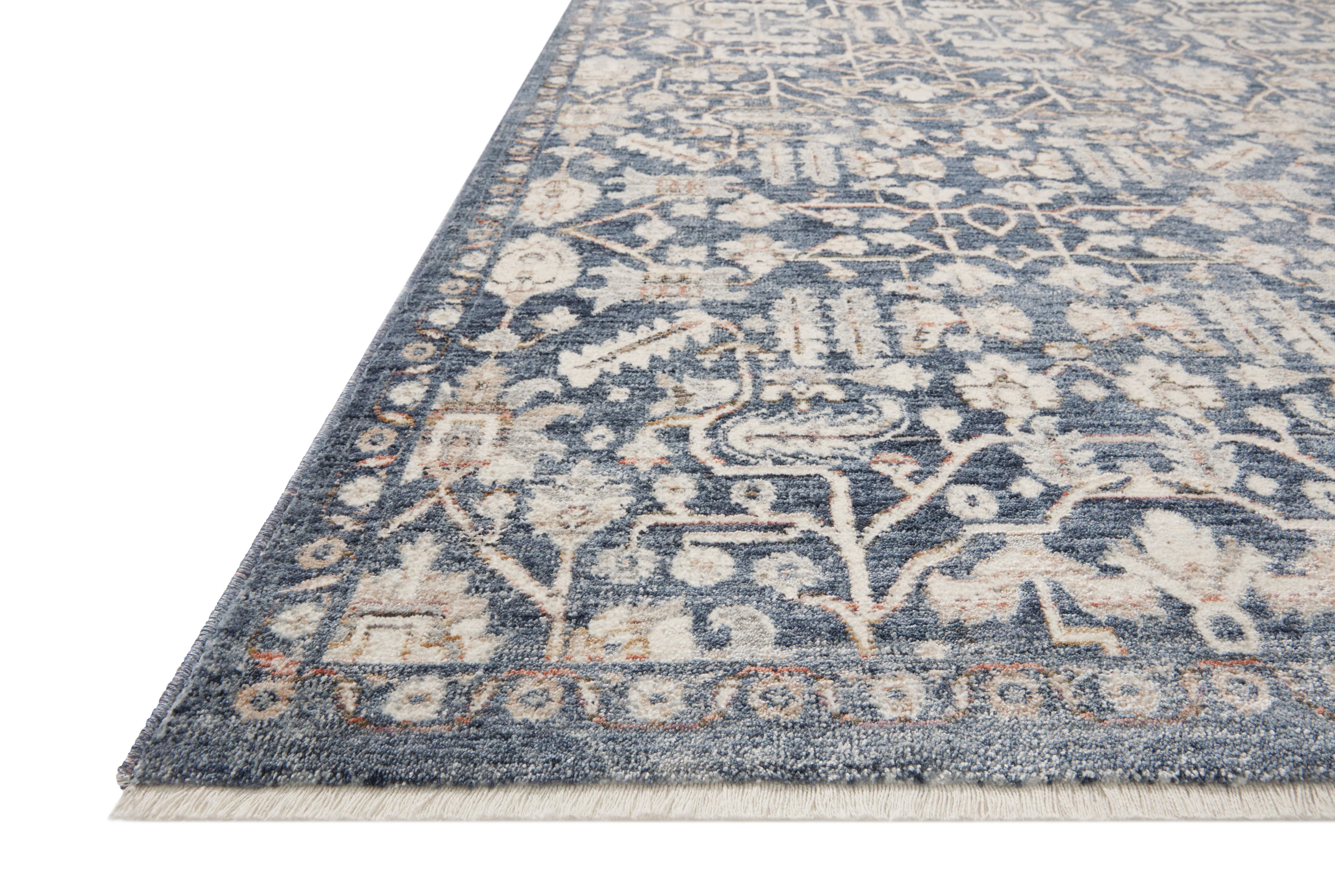 Amber Lewis x Loloi Zuma Blue / Ivory Rug - Image 2