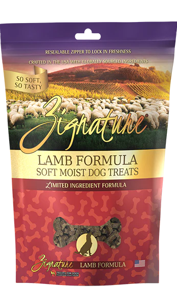 Zignature Soft Lamb Treats 4oz - Image 1