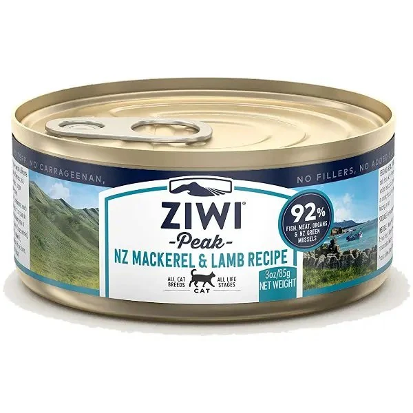 Ziwi Peak Mackerel & Lamb Recipe Canned Cat Food 3oz - Image 1