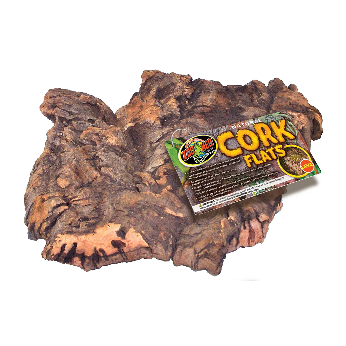 Zoo Med Natural Cork Flats, Large - Image 1