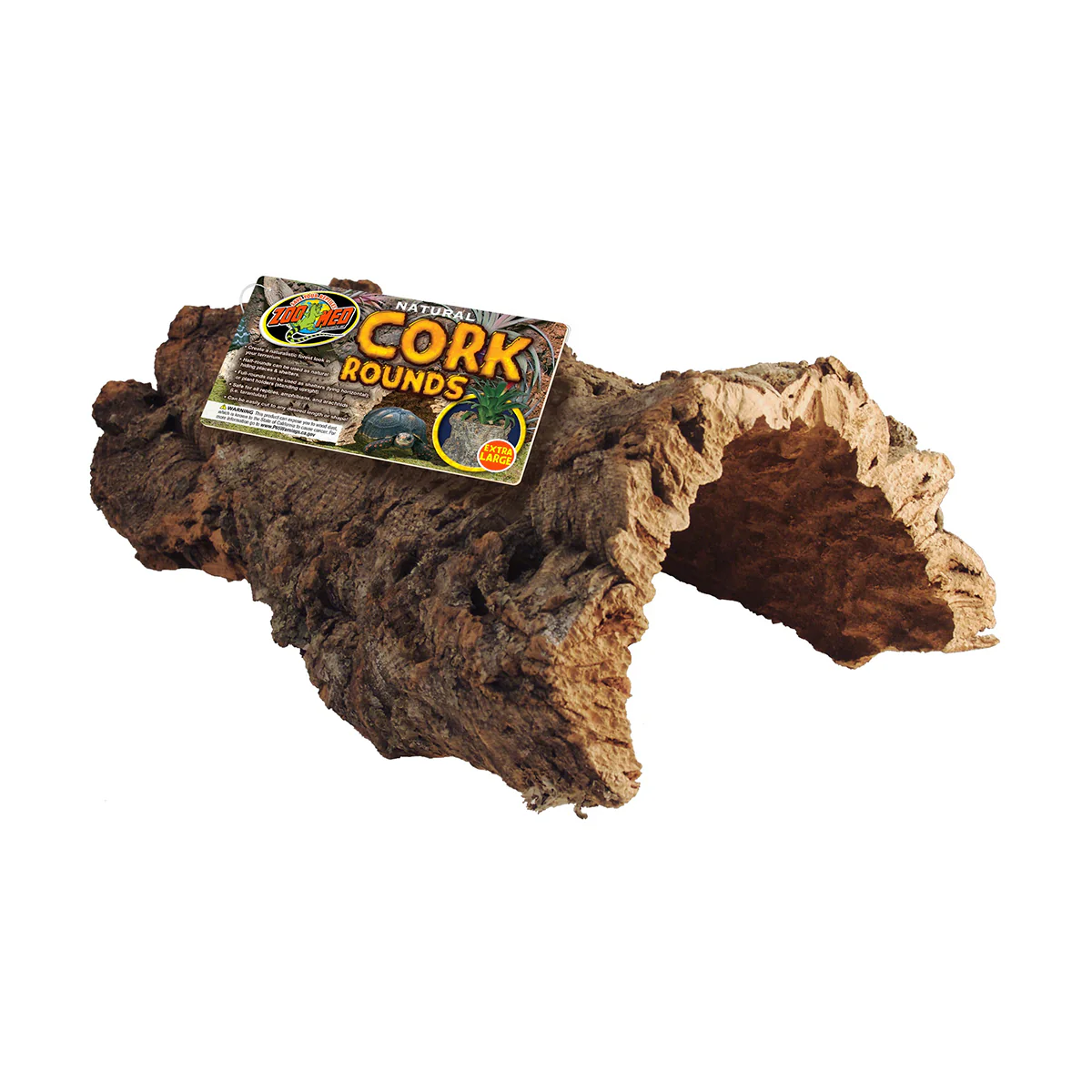Zoo Med Natural Cork Half-Rounds, Extra Large - Image 1