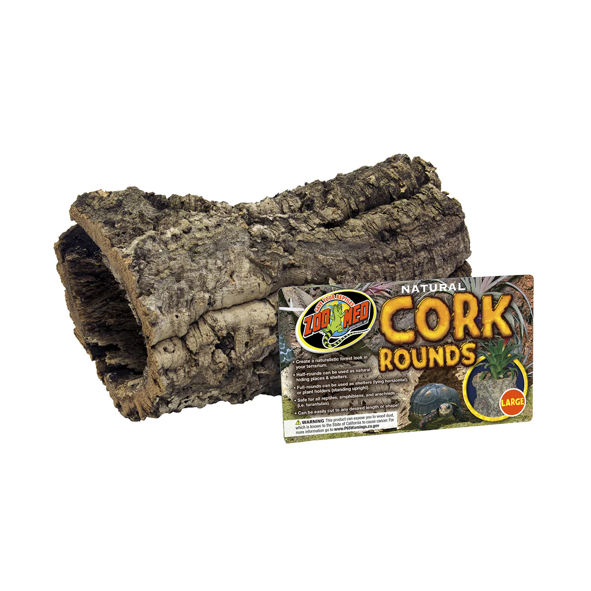 Zoo Med Natural Cork Full-Rounds, Large - Image 1