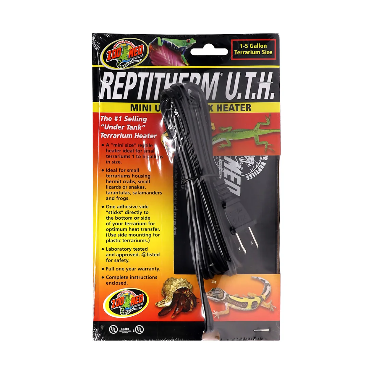 Zoo Med ReptiTherm Under Tank Heater, 5 - 10 Gallon - Image 1
