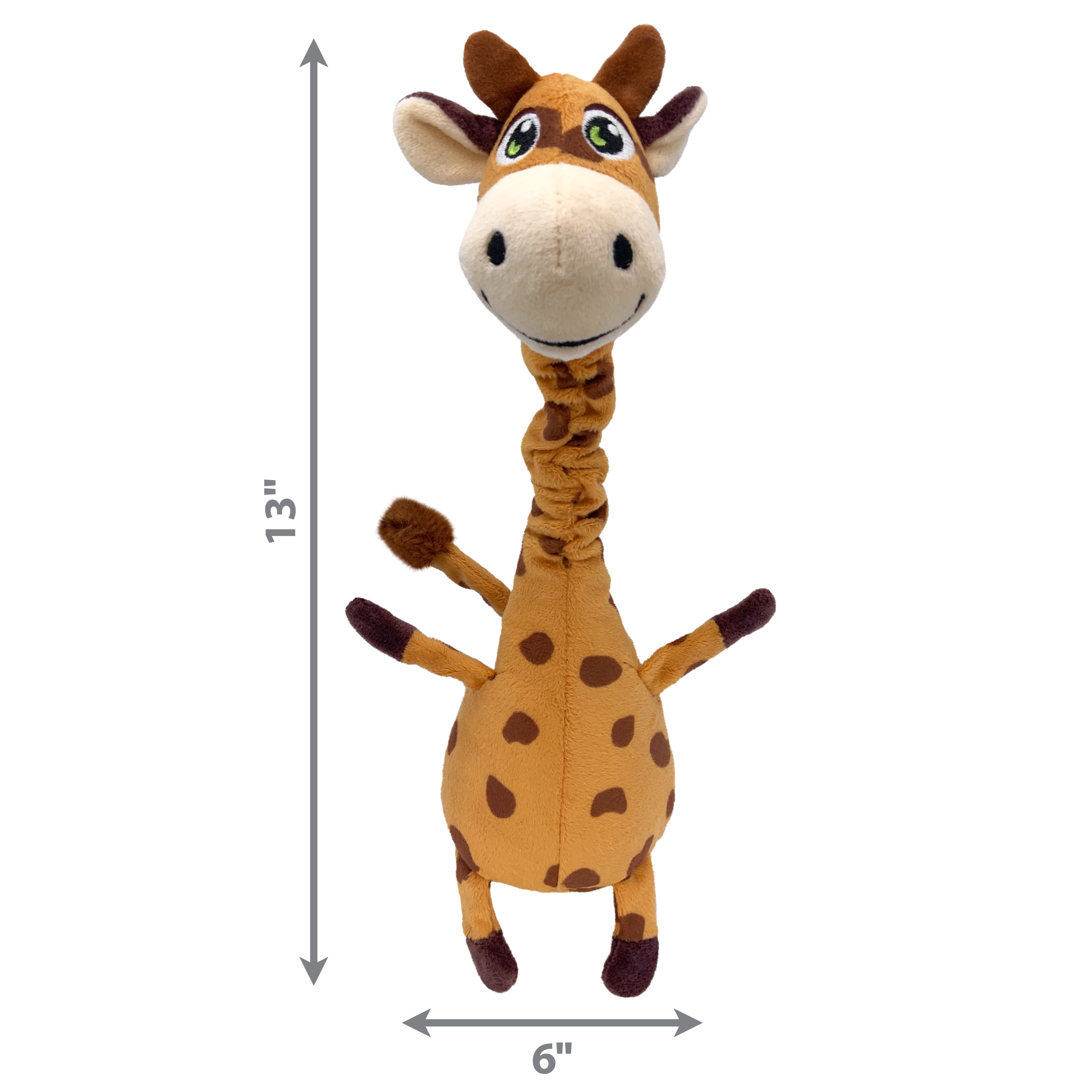 Kong Dog Toy Shakers Bobz Giraffe Medium - Image 1