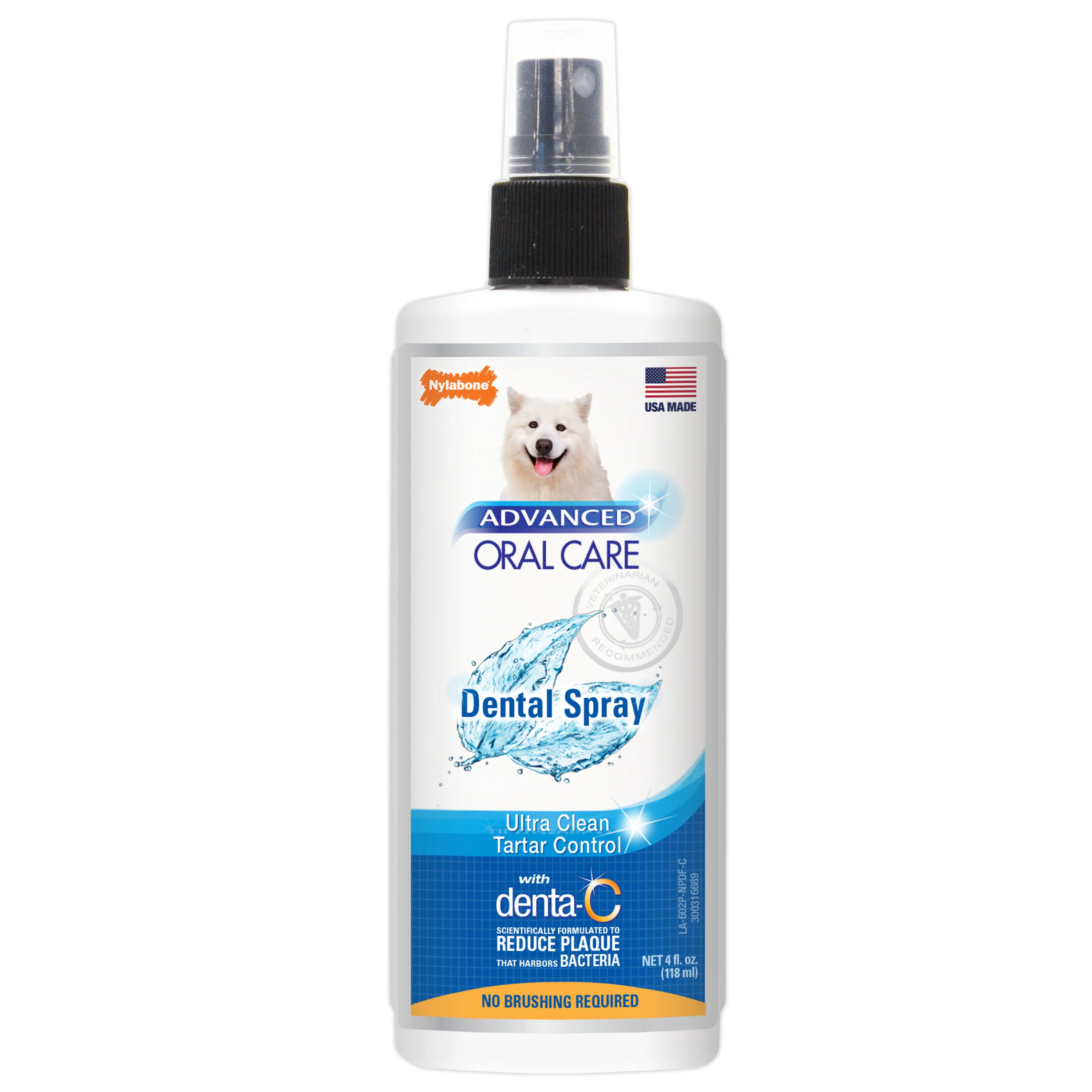 Nylabone Advanced Oral Care Dental Spray Fresh Breath 4oz - Image 1