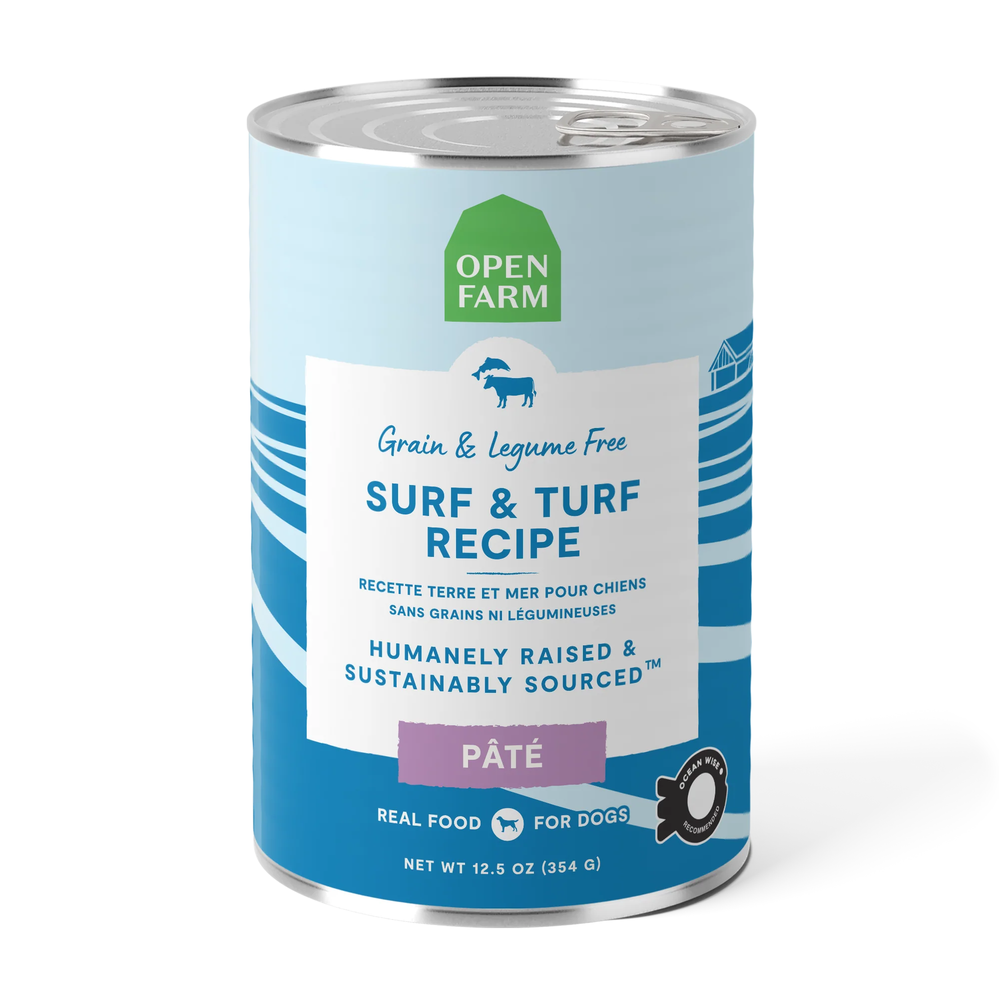 Open Farm Surf & Turf Recipe Pâté For Dogs 12.5oz Can