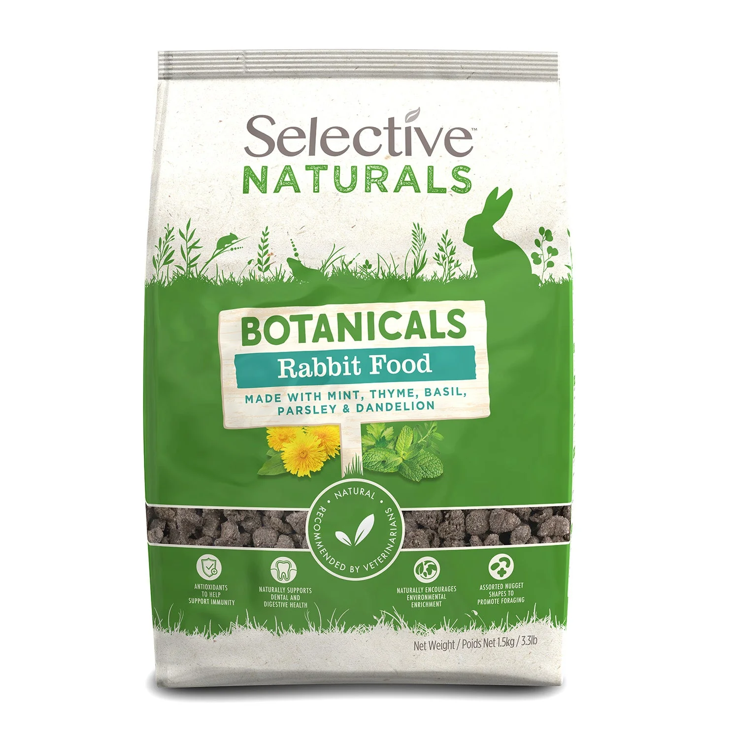 Science Selective Naturals Botanicals Rabbit Food 3.3 lb - Image 1