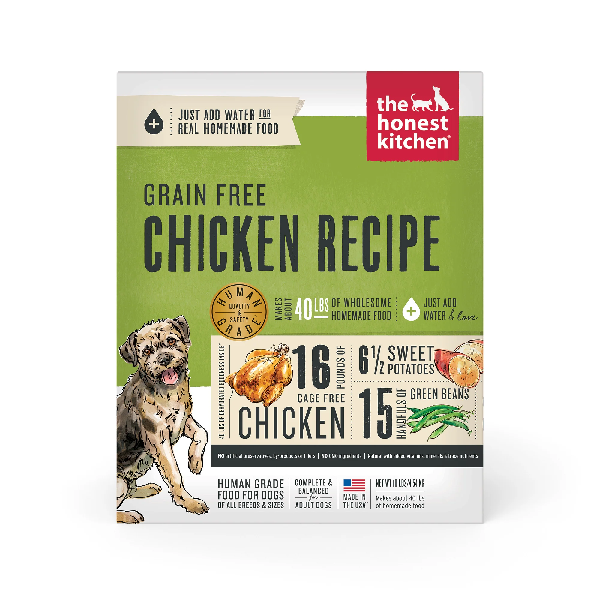The Honest Kitchen Dehydrated Grain Free Chicken Dog Food 10lb - Image 1