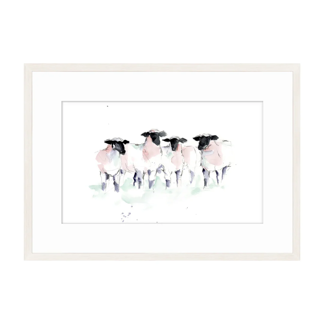 Watercolour Sheep - Image 1