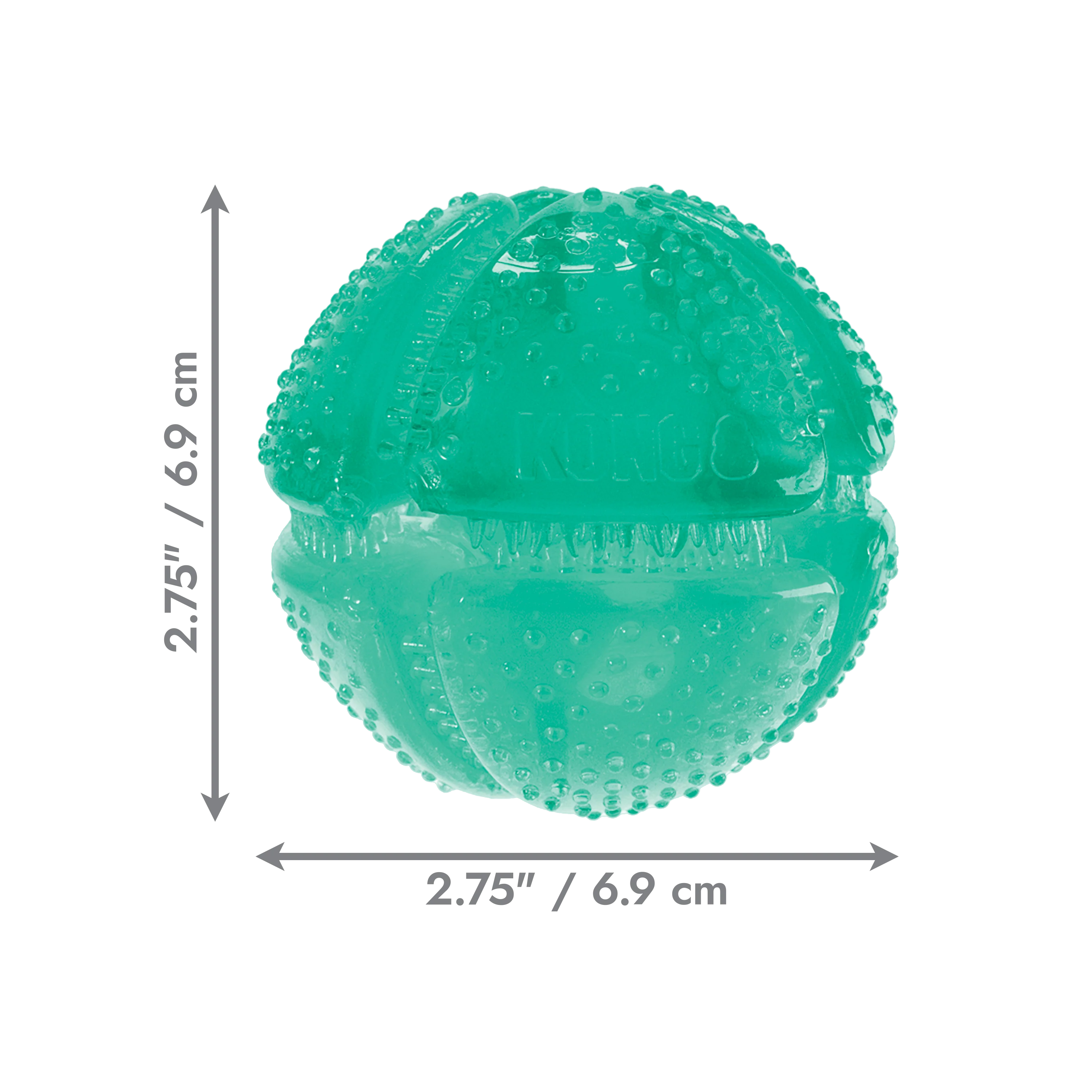 Kong Dog Squeezz Dental Ball Medium - Image 1