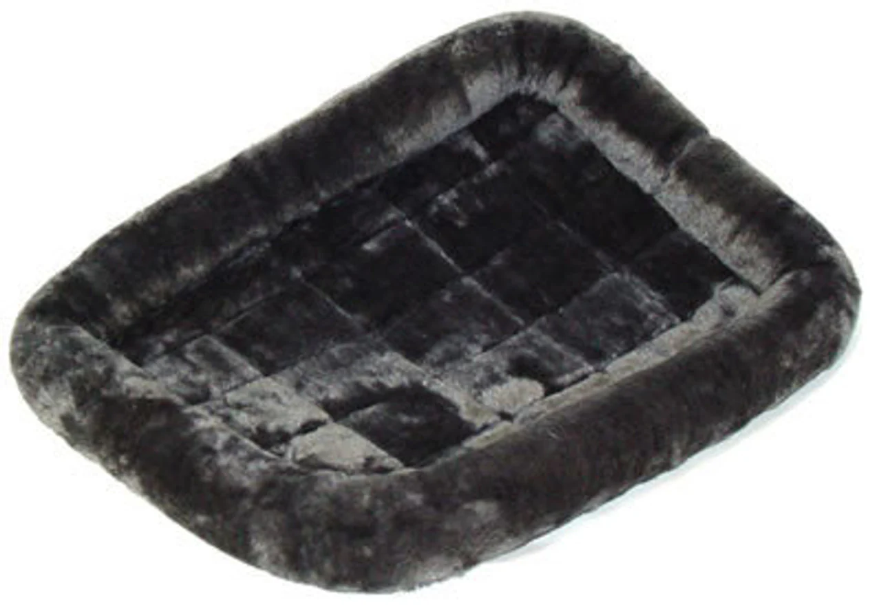 Midwest Quiet Time Bolstered Bed Grey 54 x 37in - Image 1