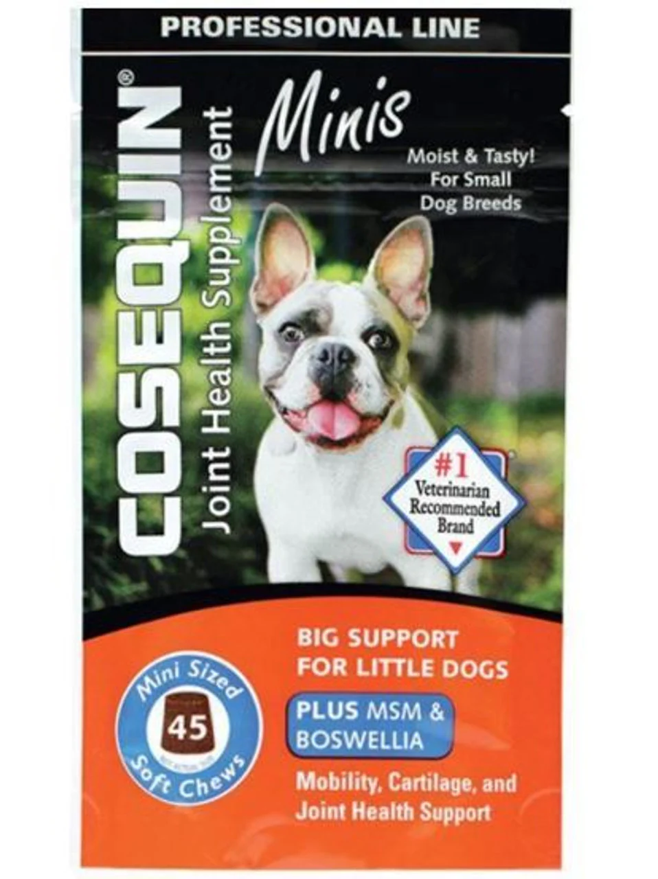 Cosequin Pro DS Plus MSM & Boswella Mini Chews 45ct - Image 1